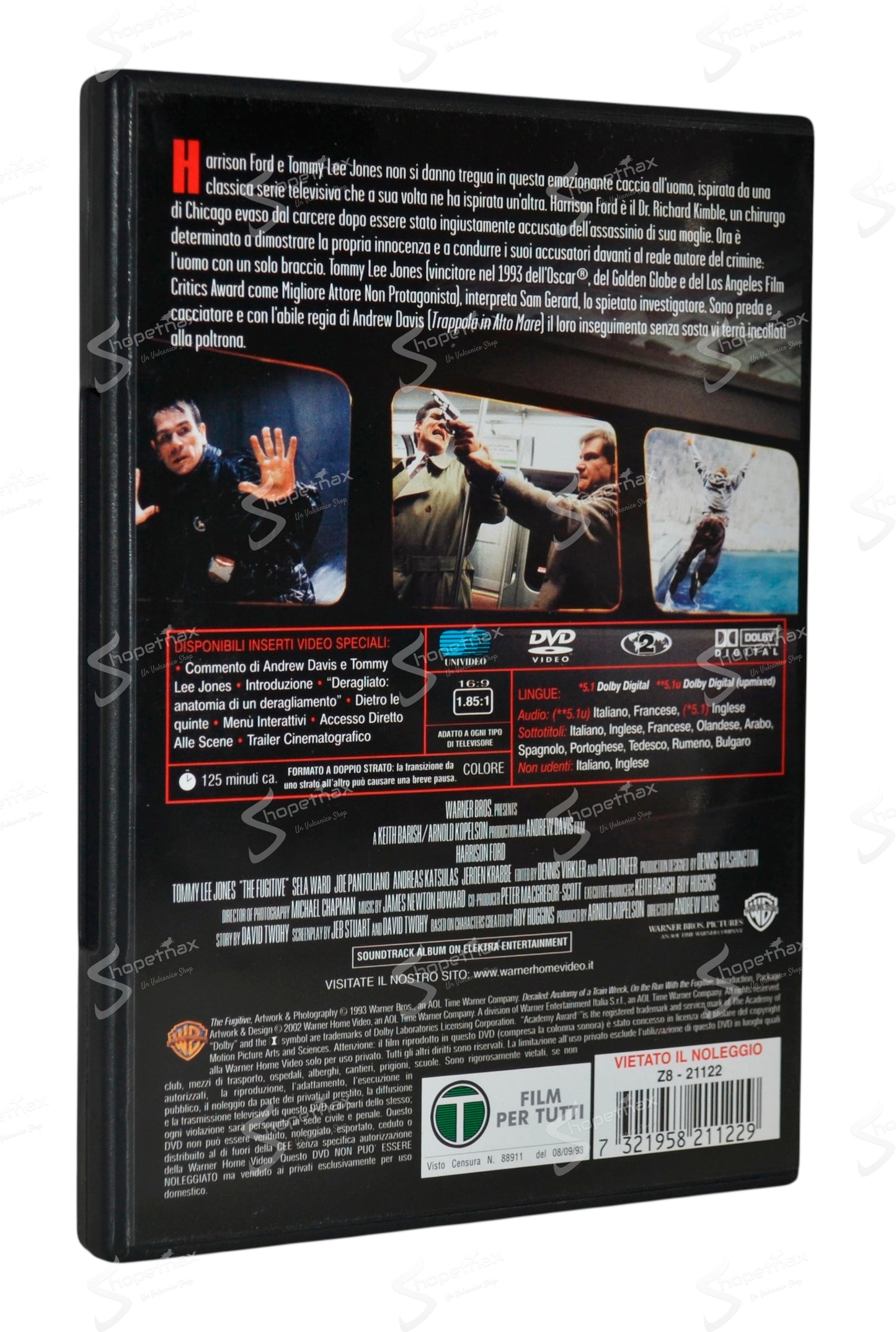 Il Fuggitivo (The Fugitive) Edizione Speciale (1993) DVD