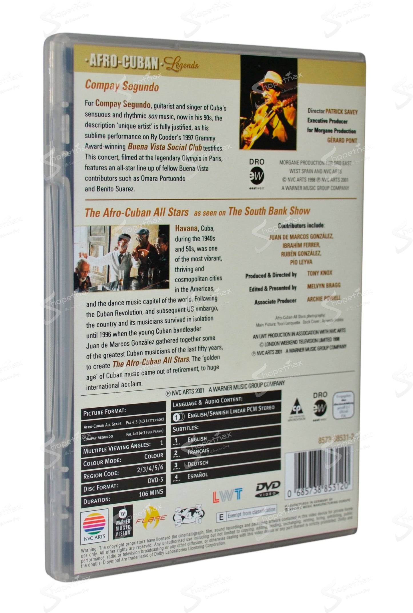 Afro Cuban Legends - Compay Segundo - Double Bill (1998) DVD