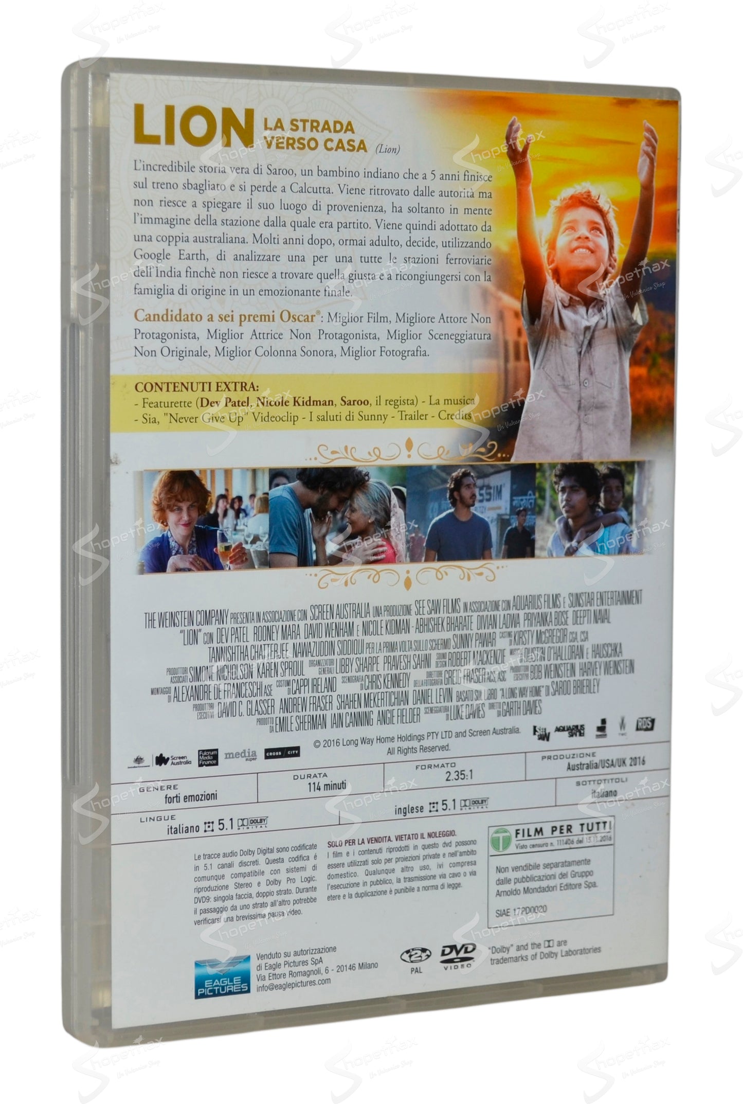 Lion - La strada verso casa (2016) DVD Editoriale