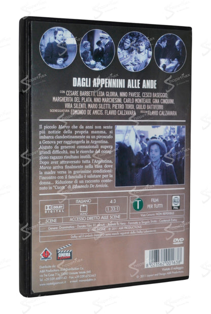 Dagli Appennini alle Ande (1943) DVD Ottimo