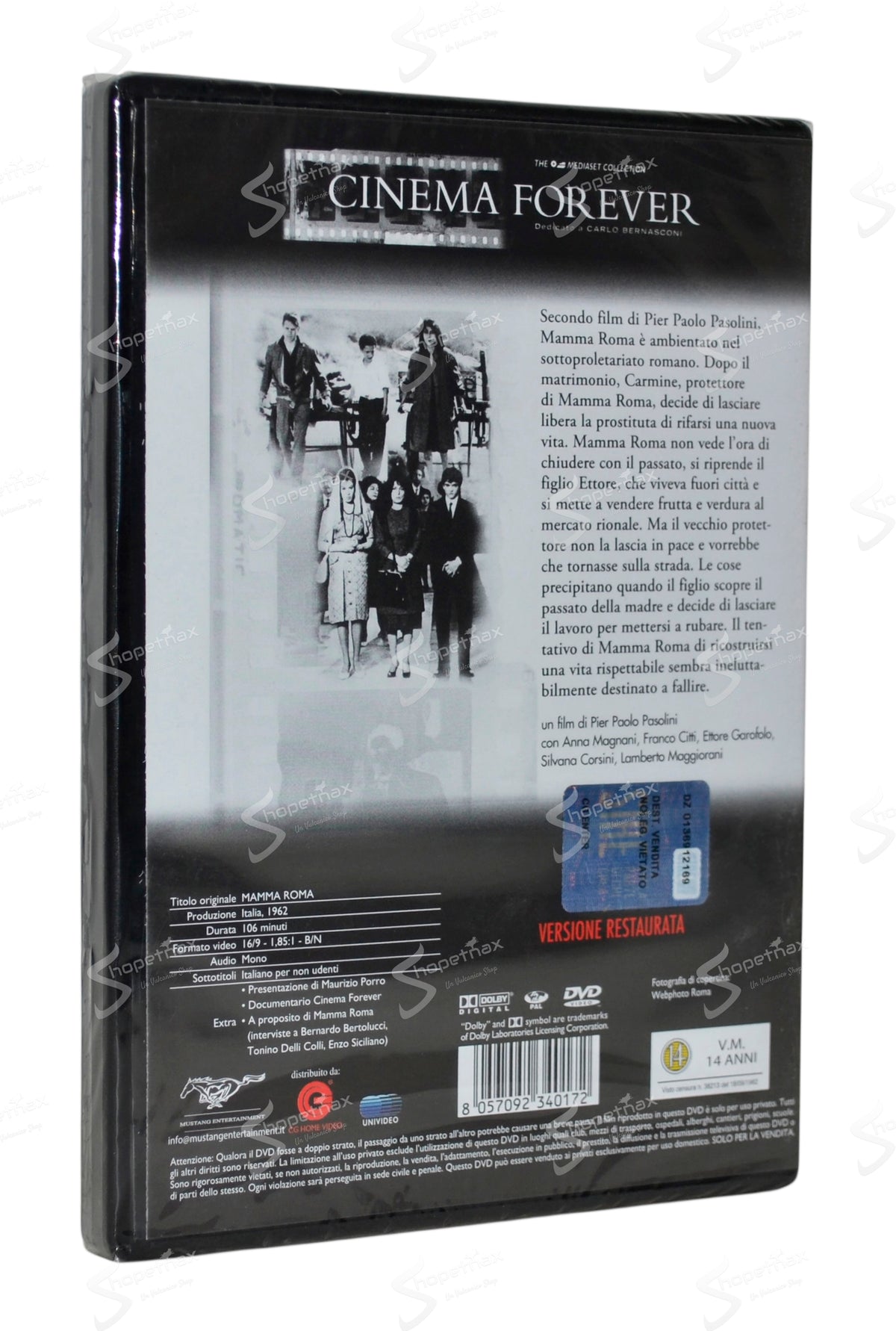 Mamma Roma (Versione Restaurata) (1962) DVD