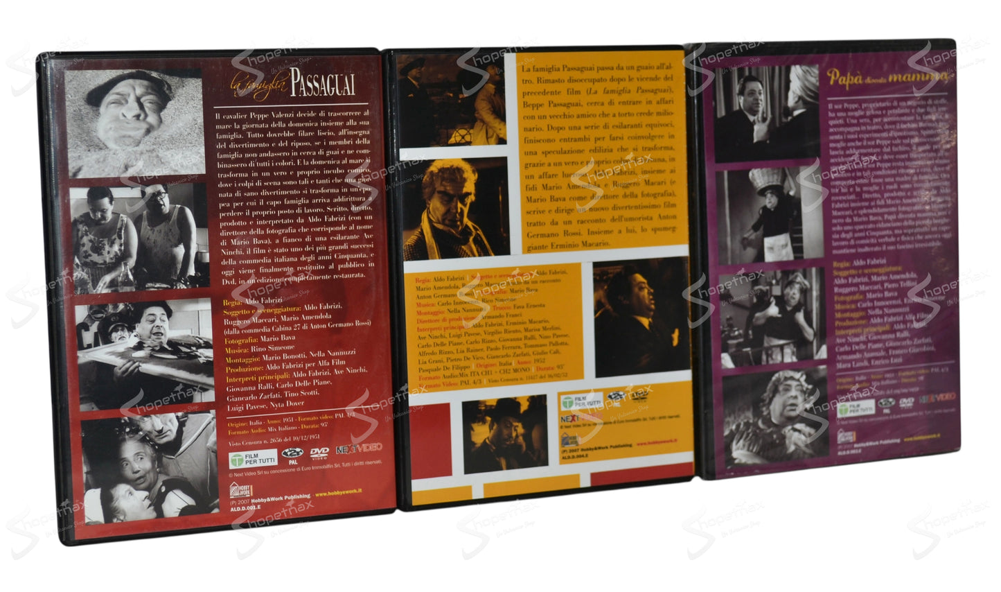 La famiglia Passaguai (Trilogia Completa) (1951-1952) 3 DVD Editoriali