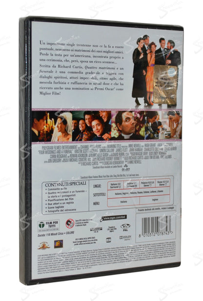 Quattro matrimoni e un funerale (Four Weddings and a Funeral) (1993) DVD