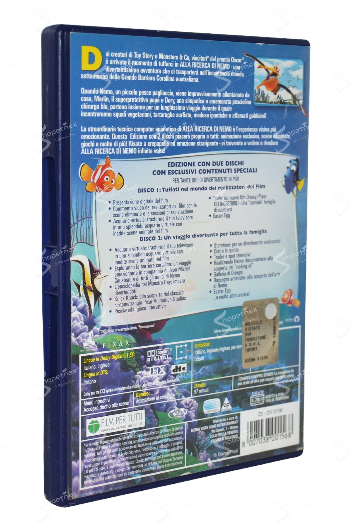 Alla ricerca di Nemo (Finding Nemo) (2003) 2 DVD Buono