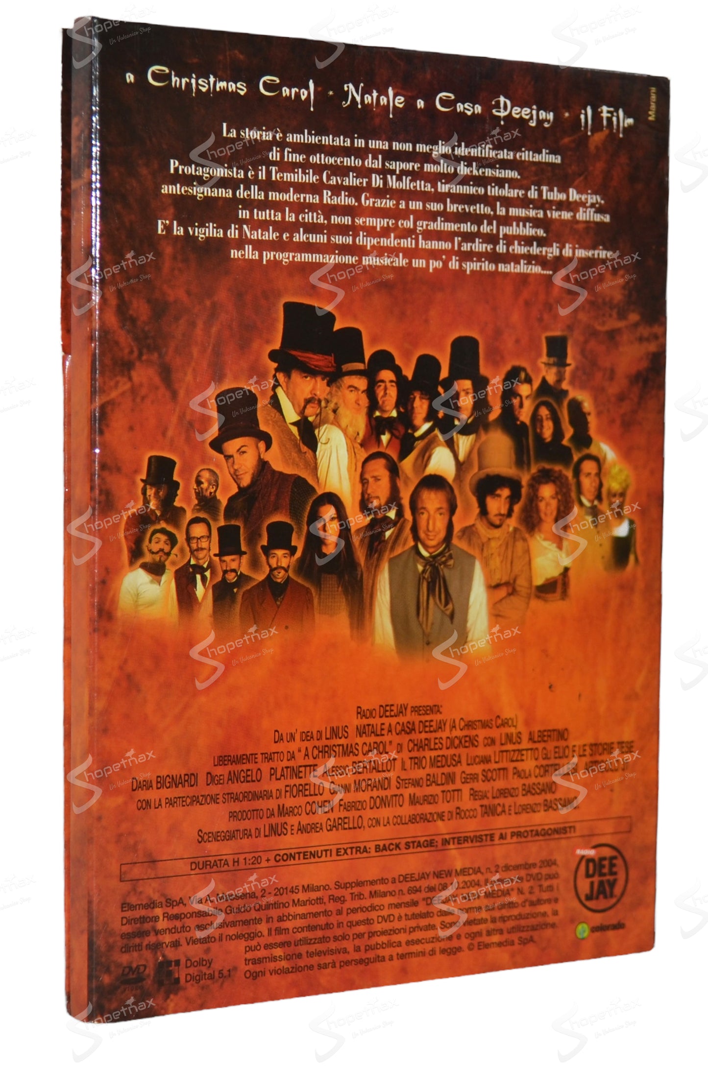 A Christmas Carol - Natale a casa Deejay - Il Film (Slipcase) (2004) DVD Editoriale Buono
