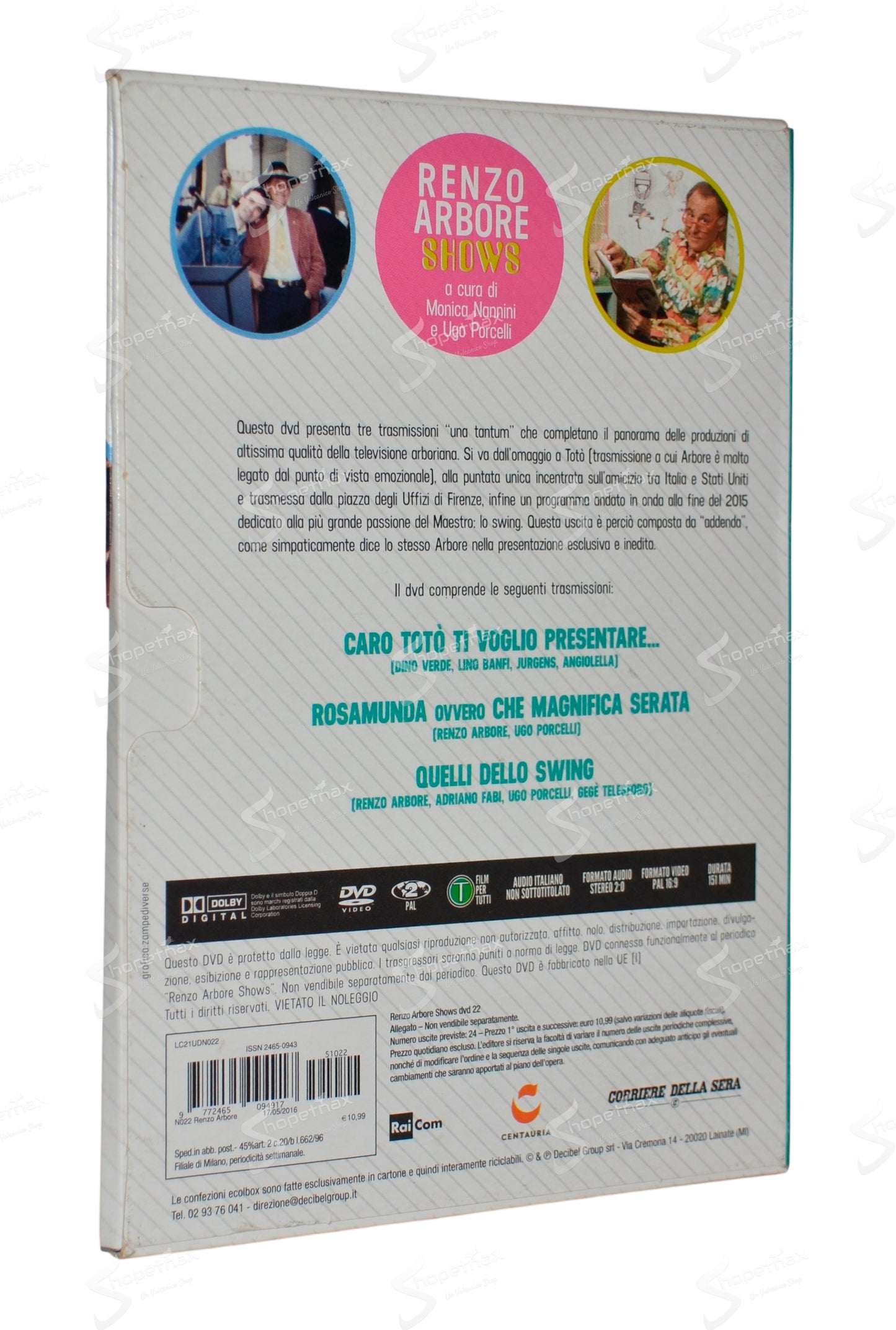Renzo Arbore Shows - Vol. 22 (Slim Cartonato) DVD Editoriale
