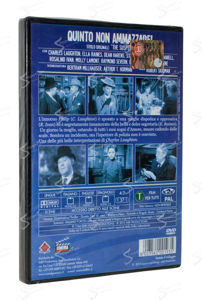 Quinto non ammazzare! (The Suspect) (1944) DVD