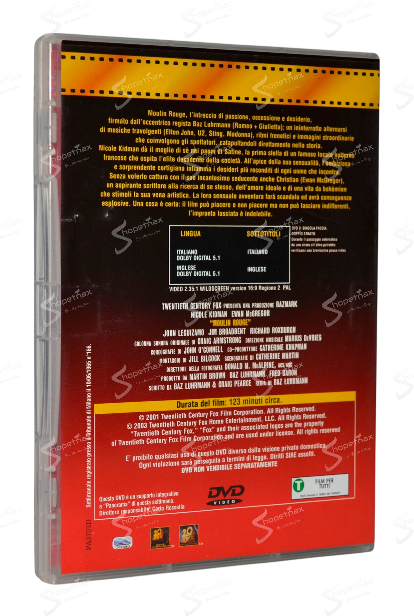 Moulin Rouge (2001) DVD Editoriale