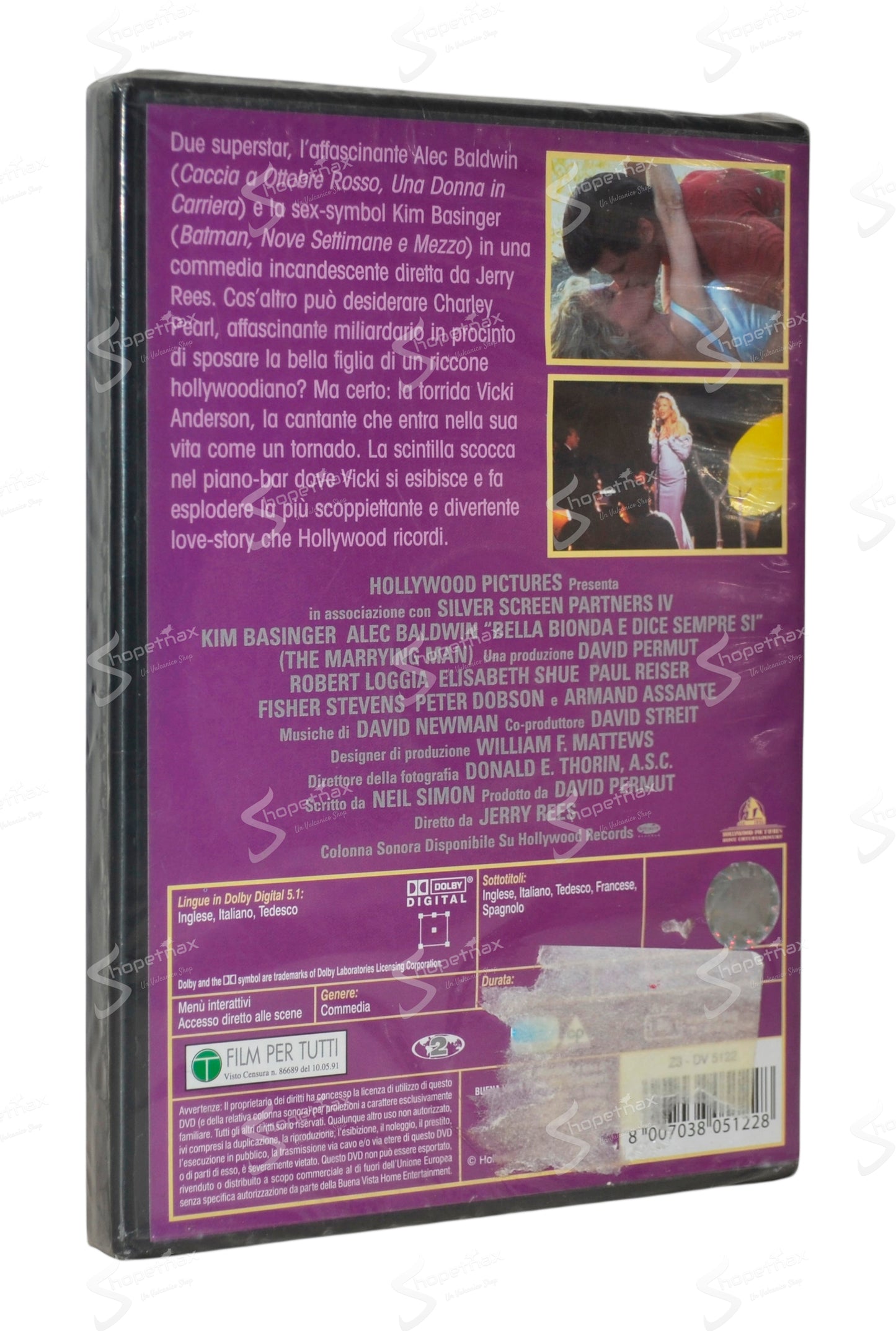 Bella bionda e dice sempre si (The Marrying Man) (1991) DVD