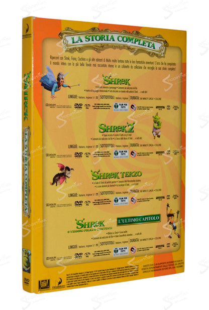 Shrek - La Storia Completa (4 Film) (2001-2010) DVD Editoriale