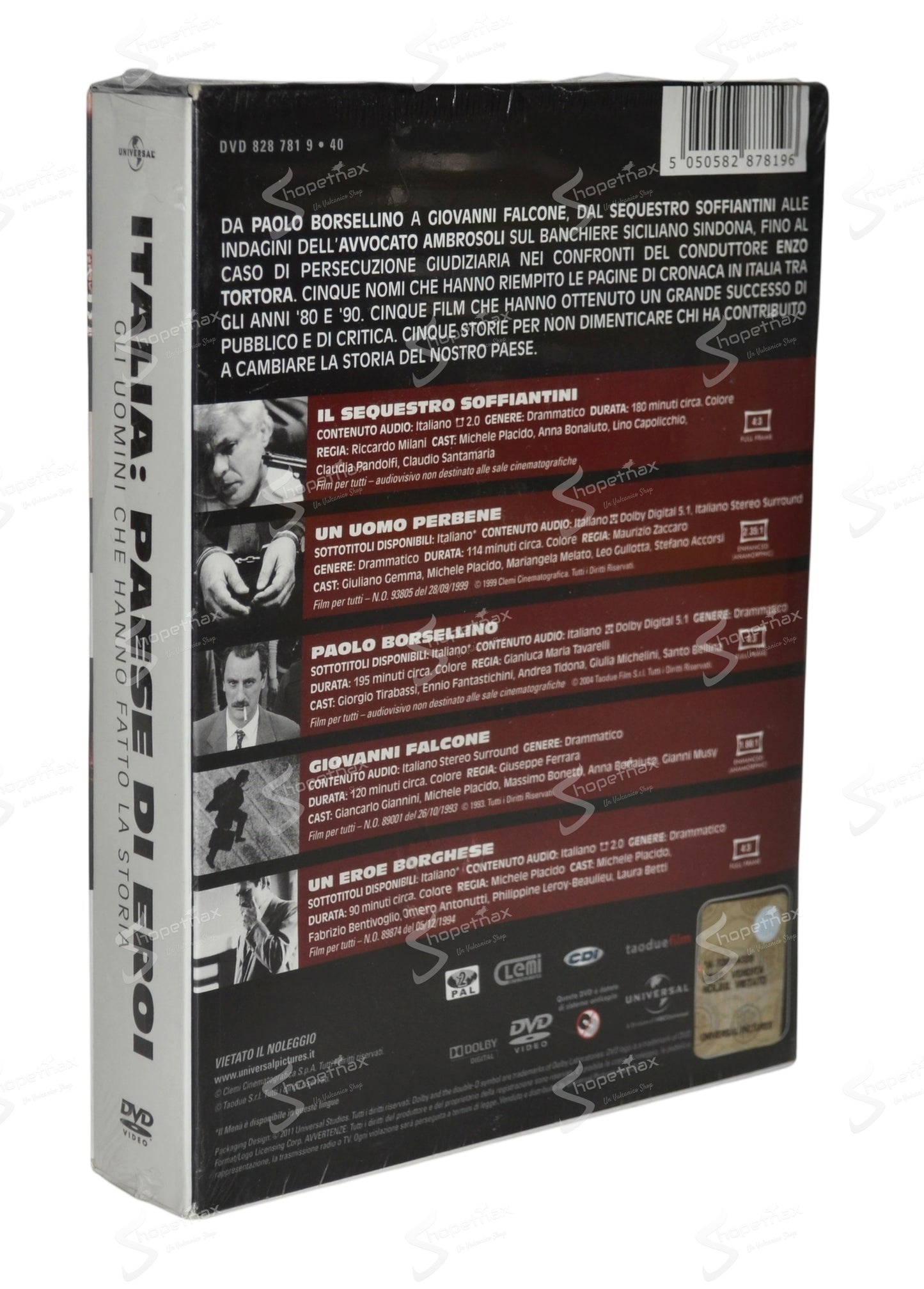 Italia Paese di Eroi Uomini che hanno fatto la storia (2012) Box 5 DVD