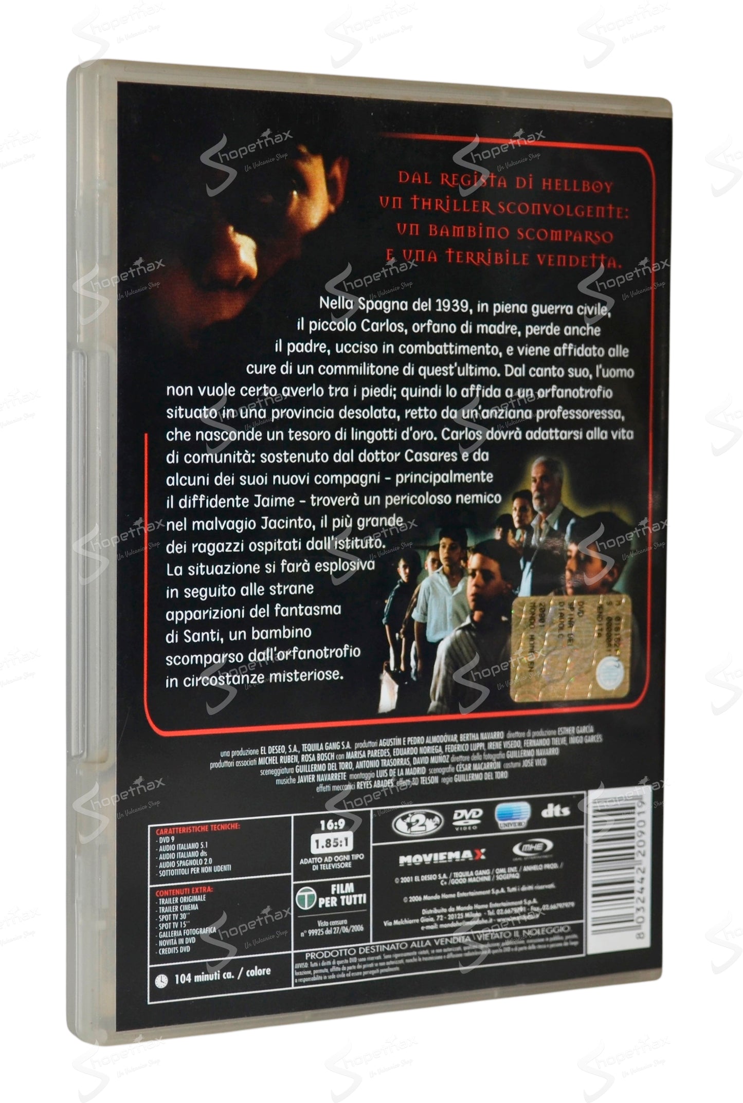 La Spina del Diavolo (El espinazo del diablo) (2001) DVD