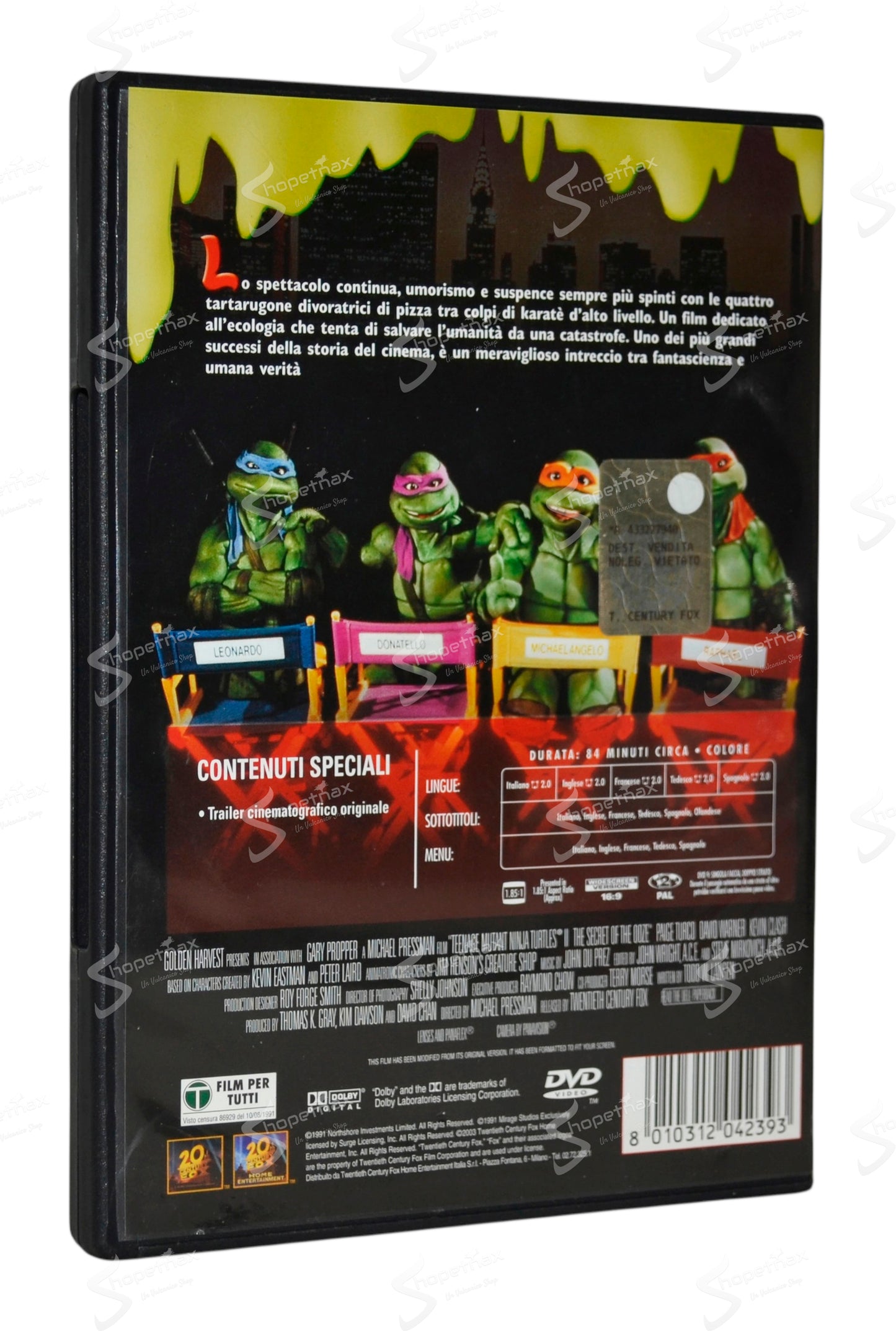 Tartarughe Ninja II - Il Segreto di Ooze (Teenage Mutant Ninja Turtles) (1991) DVD