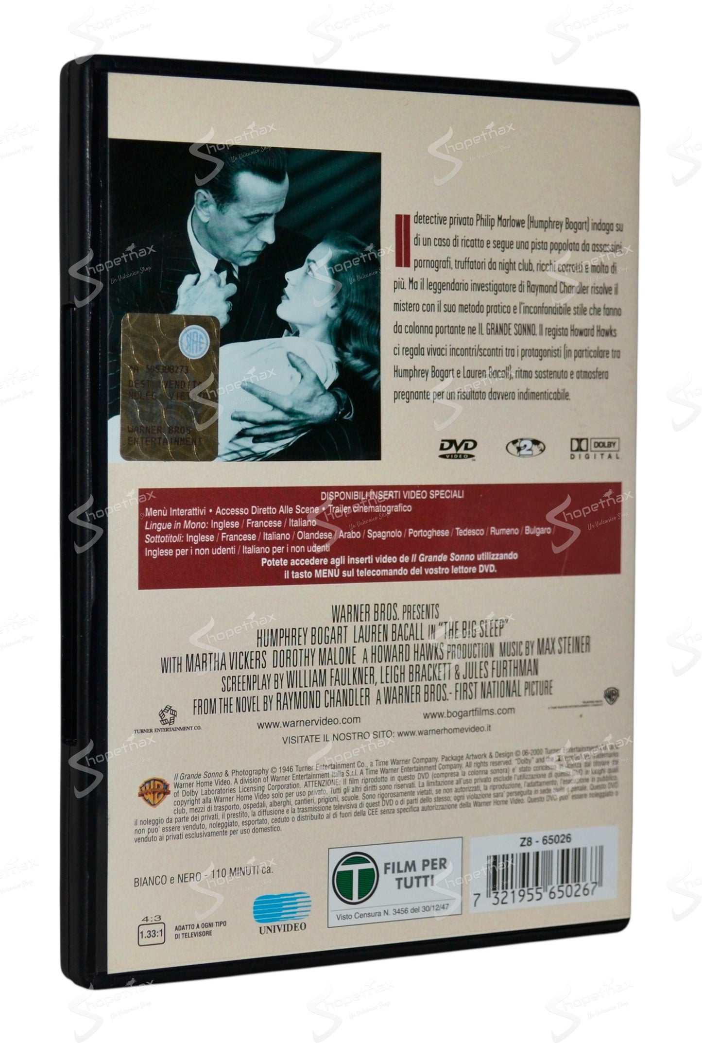 Il Grande Sonno (The Big Sleep) (1946) DVD