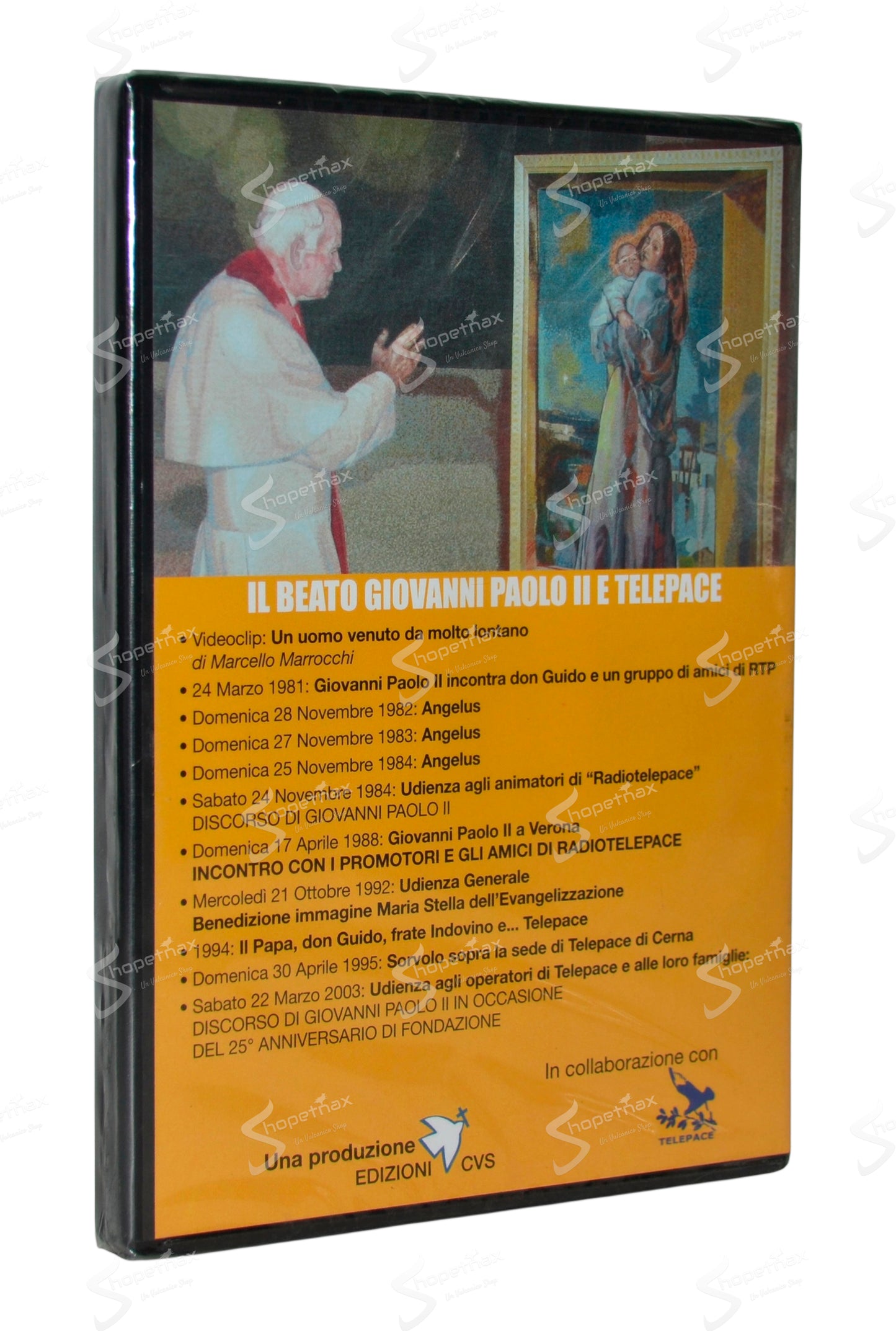 Il Beato Giovanni Paolo II e Telepace DVD