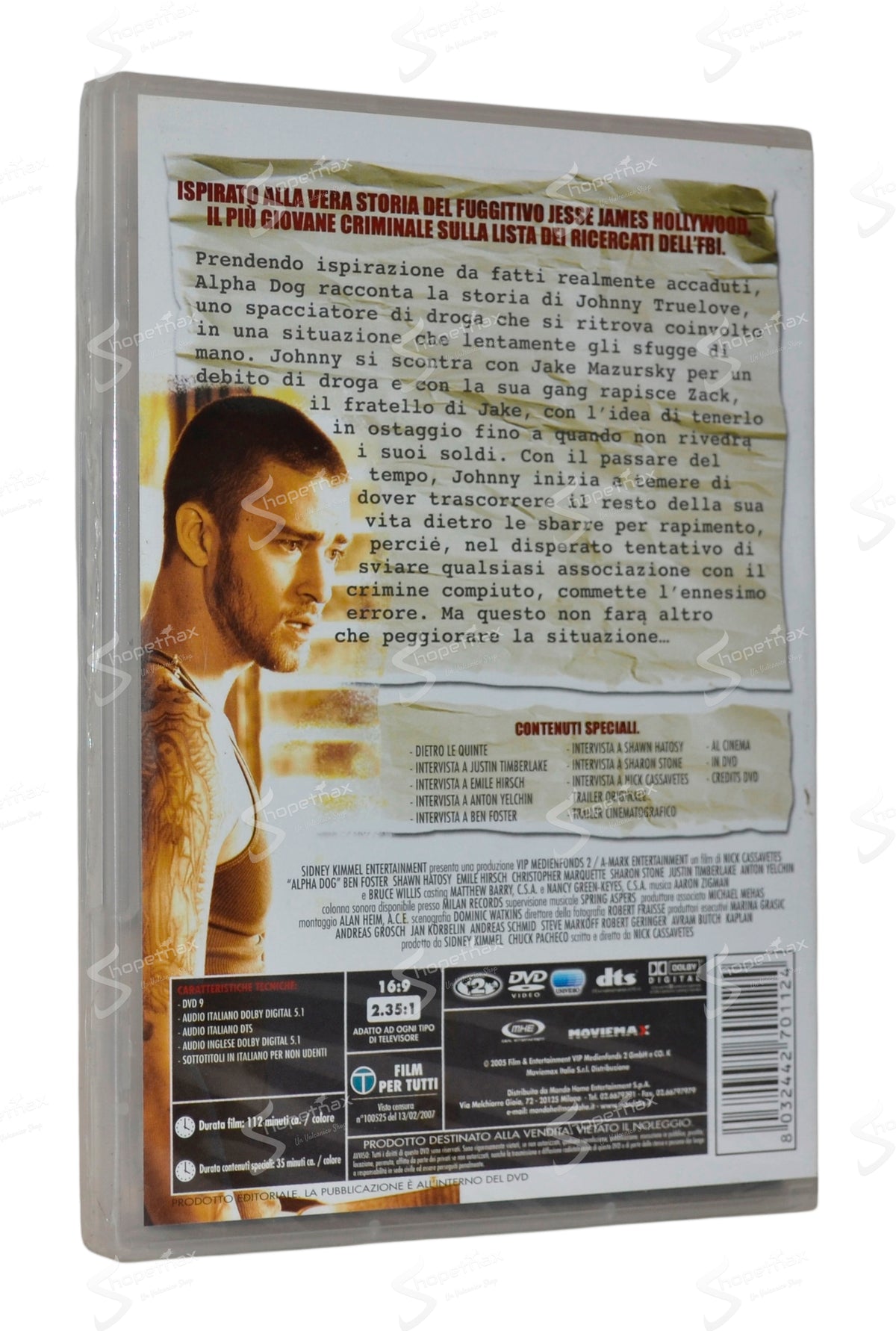 Alpha Dog (2005) DVD Editoriale