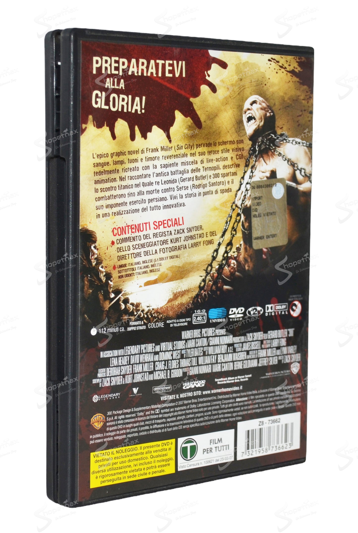 300 (Edizione Disco Singolo) (2006) DVD Ottimo