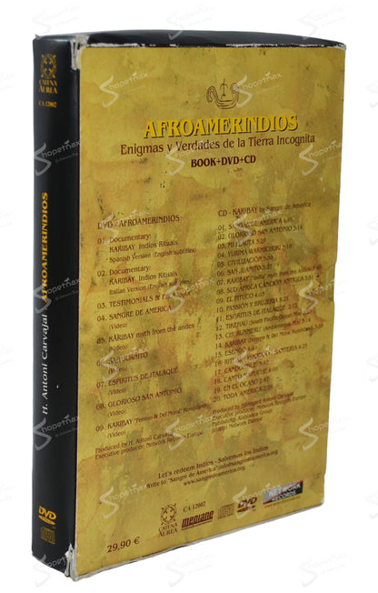 Afroamerindios - Enigmas y Verdades de la Tierra Incognita (2007) DVD + CD + Libro
