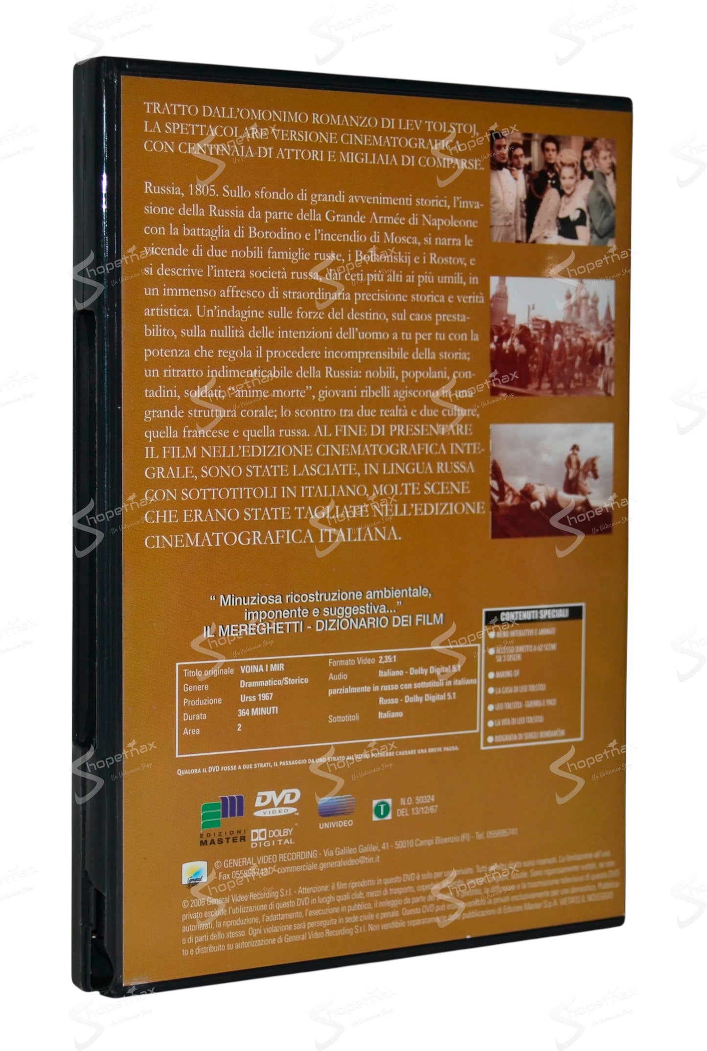 Guerra e Pace (Edizione Speciale 3 Dischi) (1967) 3 DVD Editoriale