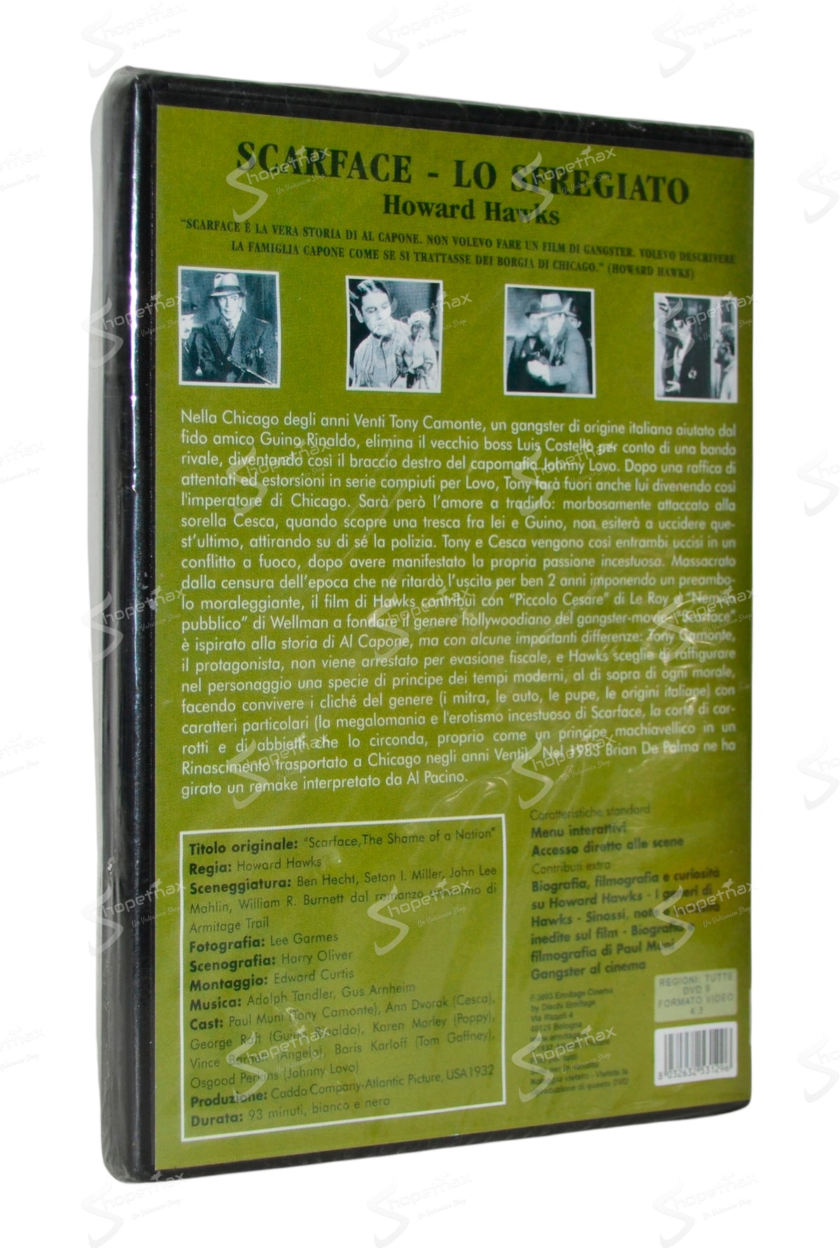 Scarface - Lo sfregiato (1932) DVD