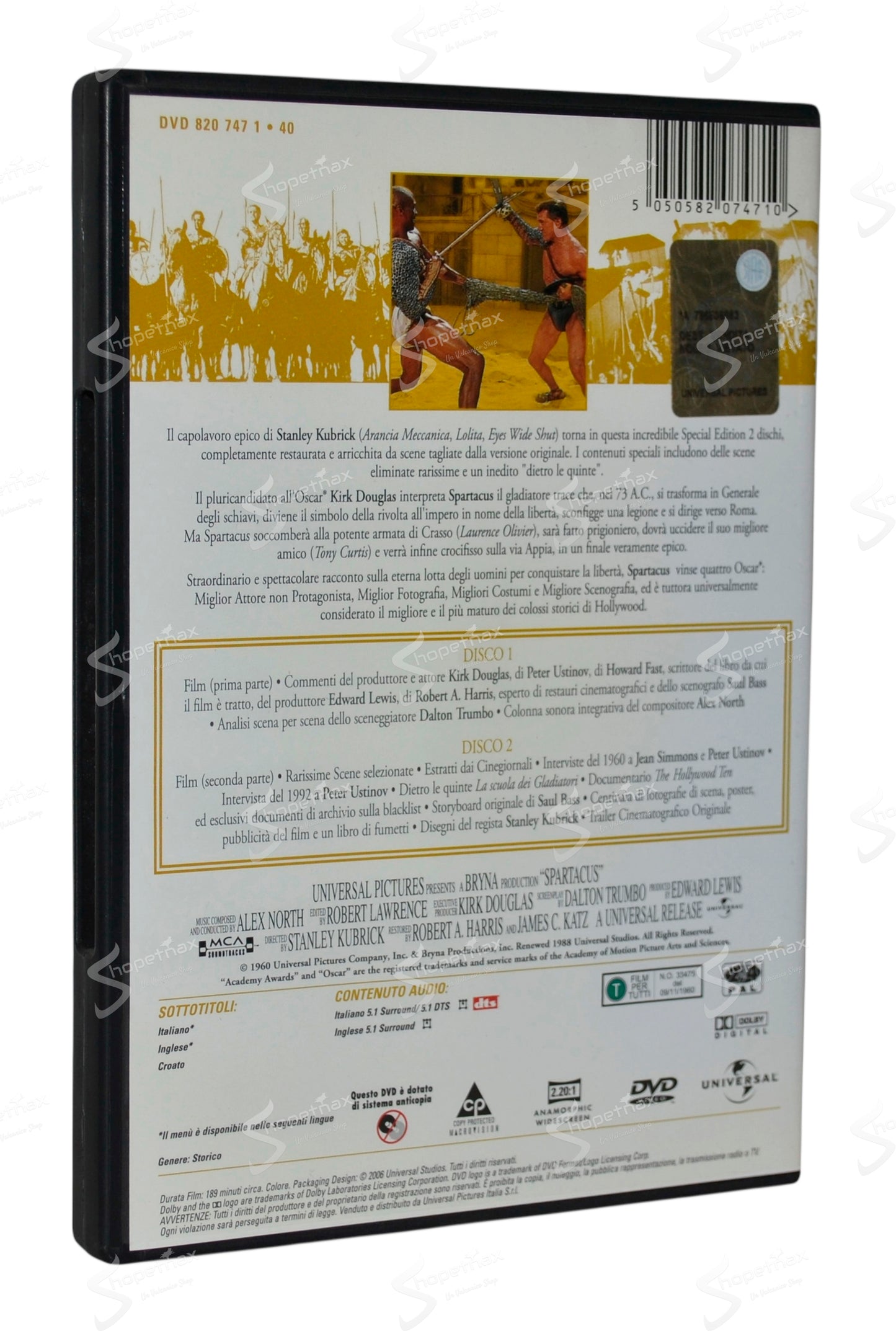 Spartacus (Special Edition) (1960) 2 DVD