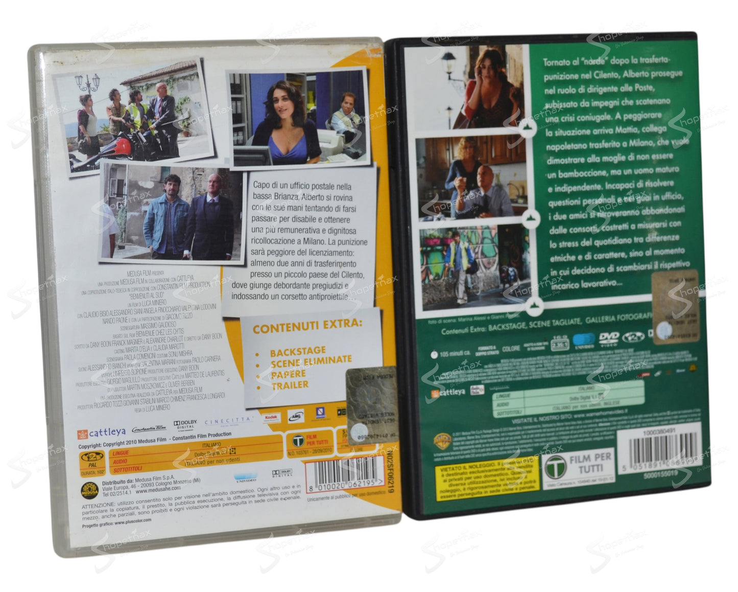 Benvenuti al Sud + Benvenuti al Nord (Serie Completa) (2010-2012) 2 DVD