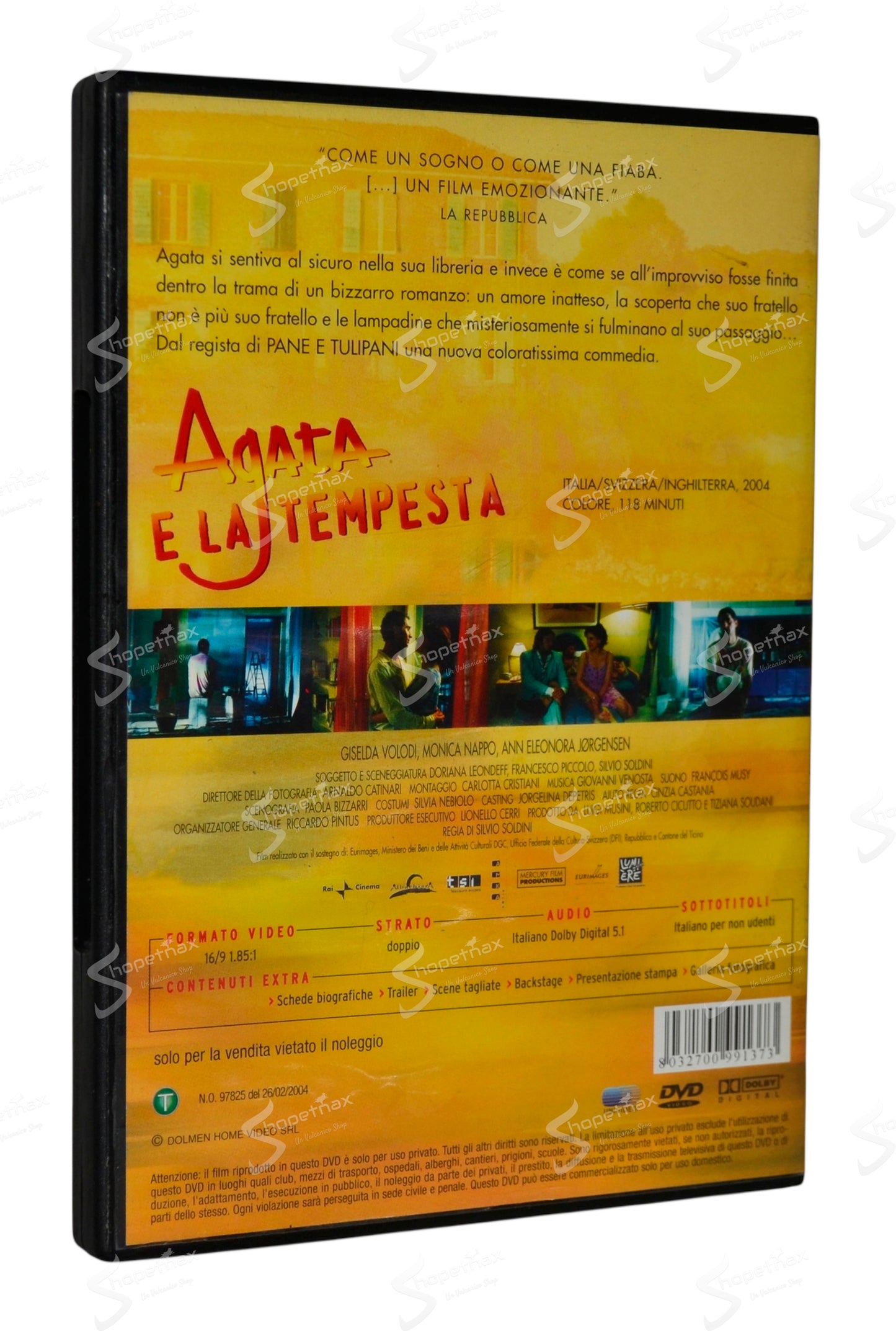 Agata and the Storm (2004) Ex-Rental DVD