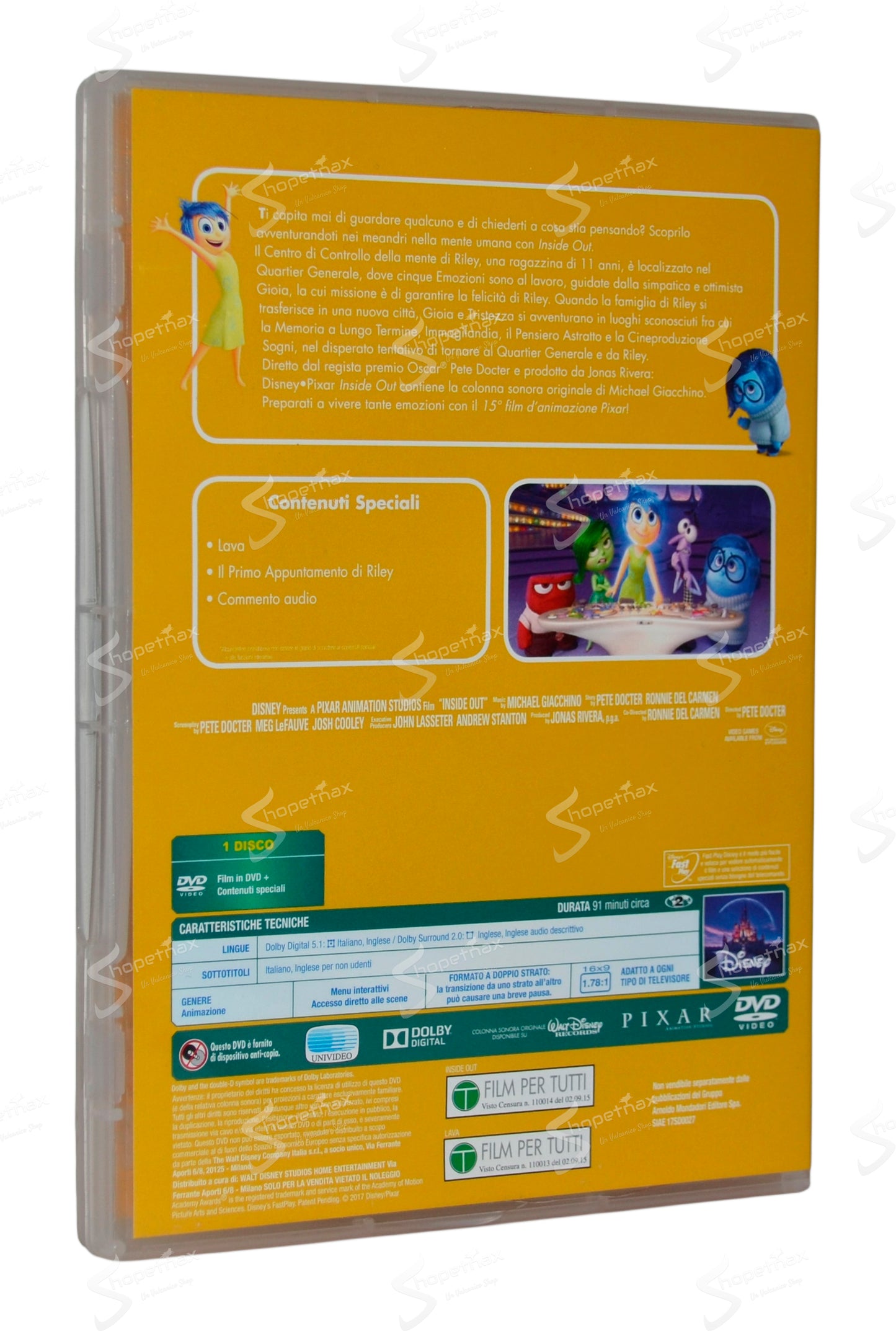 Inside Out (2015) DVD Editoriale