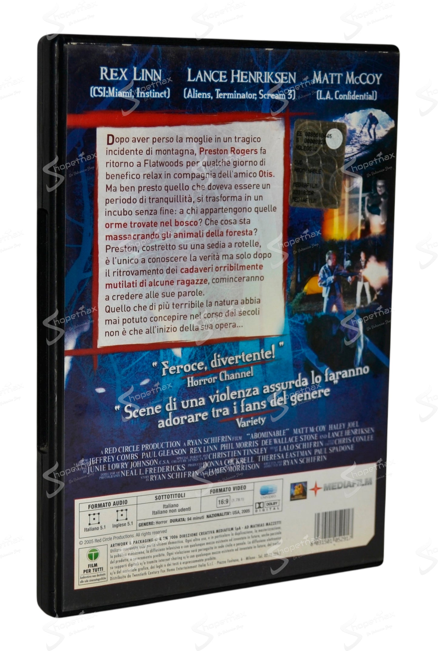 Abominable (2006) DVD Versione Noleggio