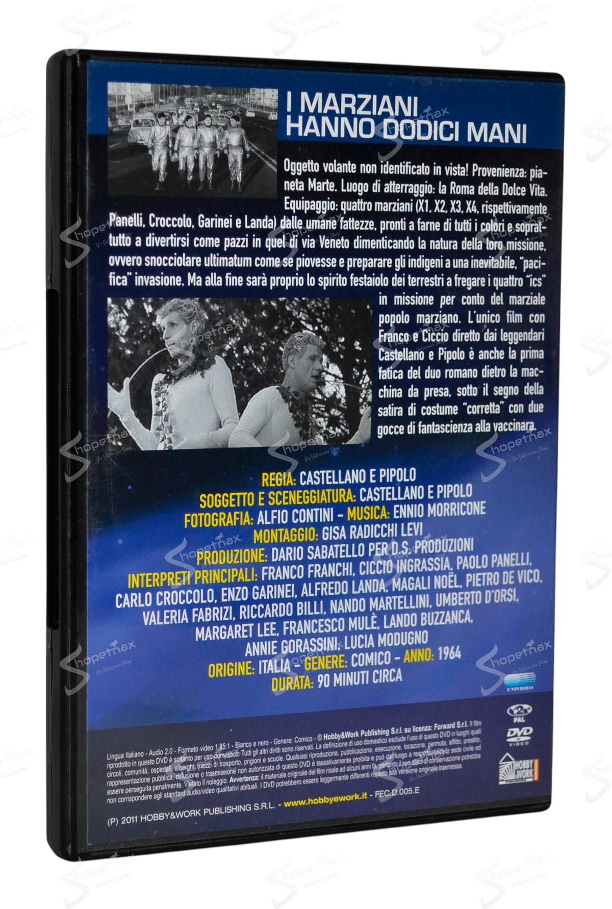 I Marziani hanno dodici mani (1964) DVD Editoriale Come Nuovo