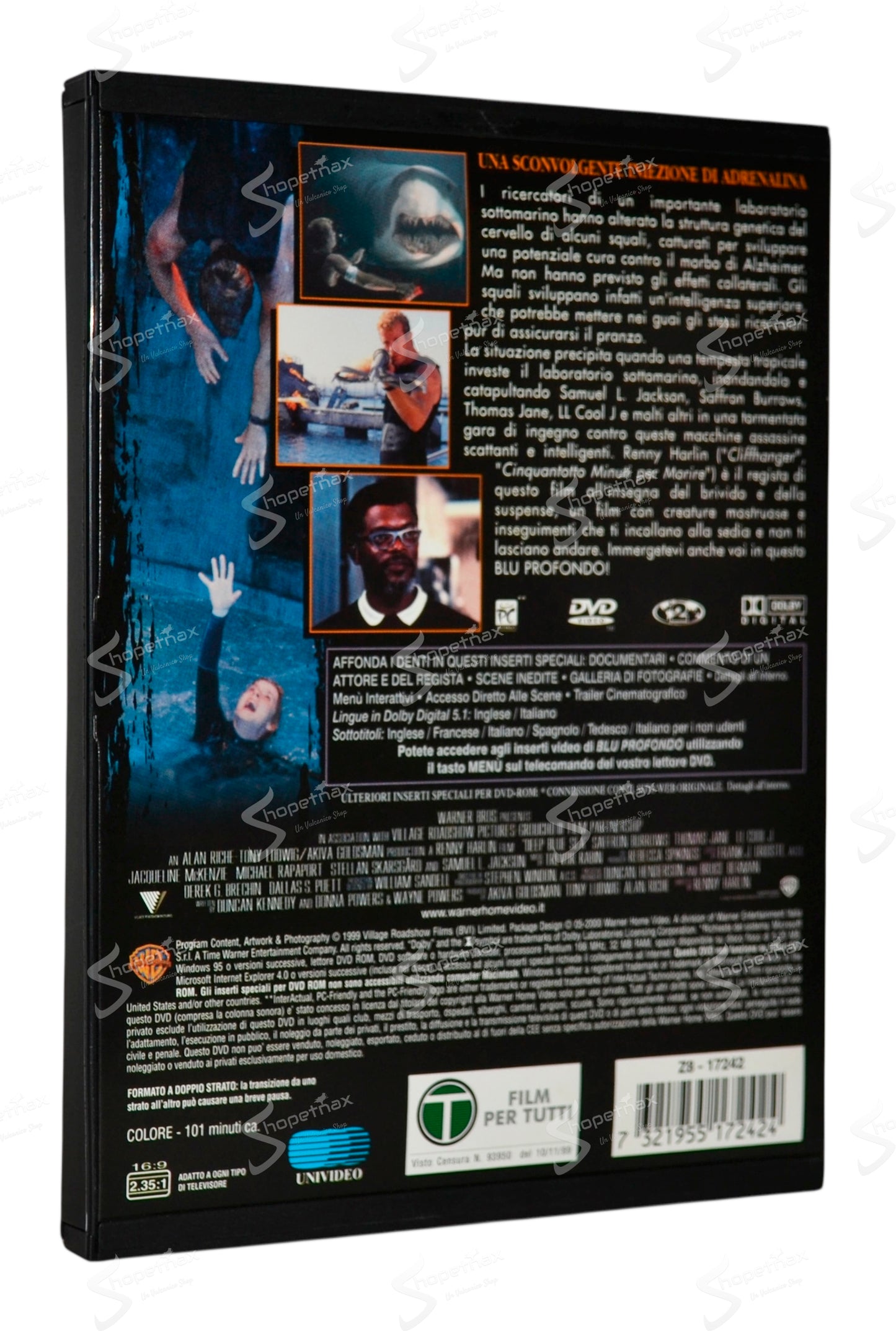 Blu Profondo (Deep Blue Sea) (1999) DVD Snapper