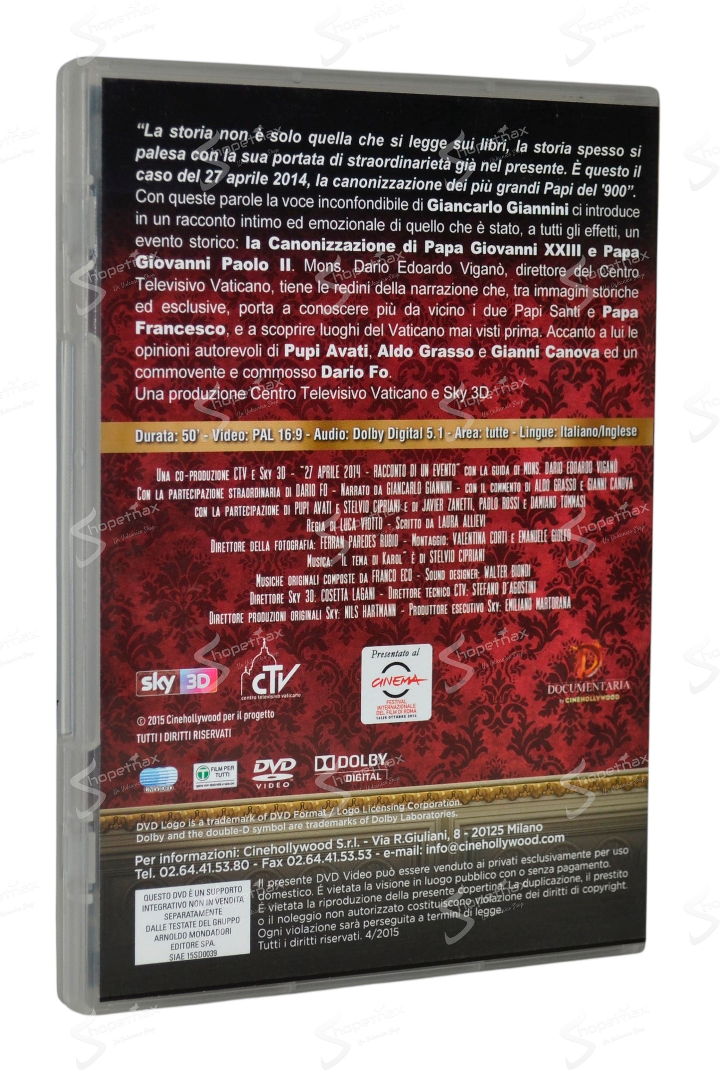 Il giorno dei Due Papi Santi (27 Aprile 2014) DVD Editoriale