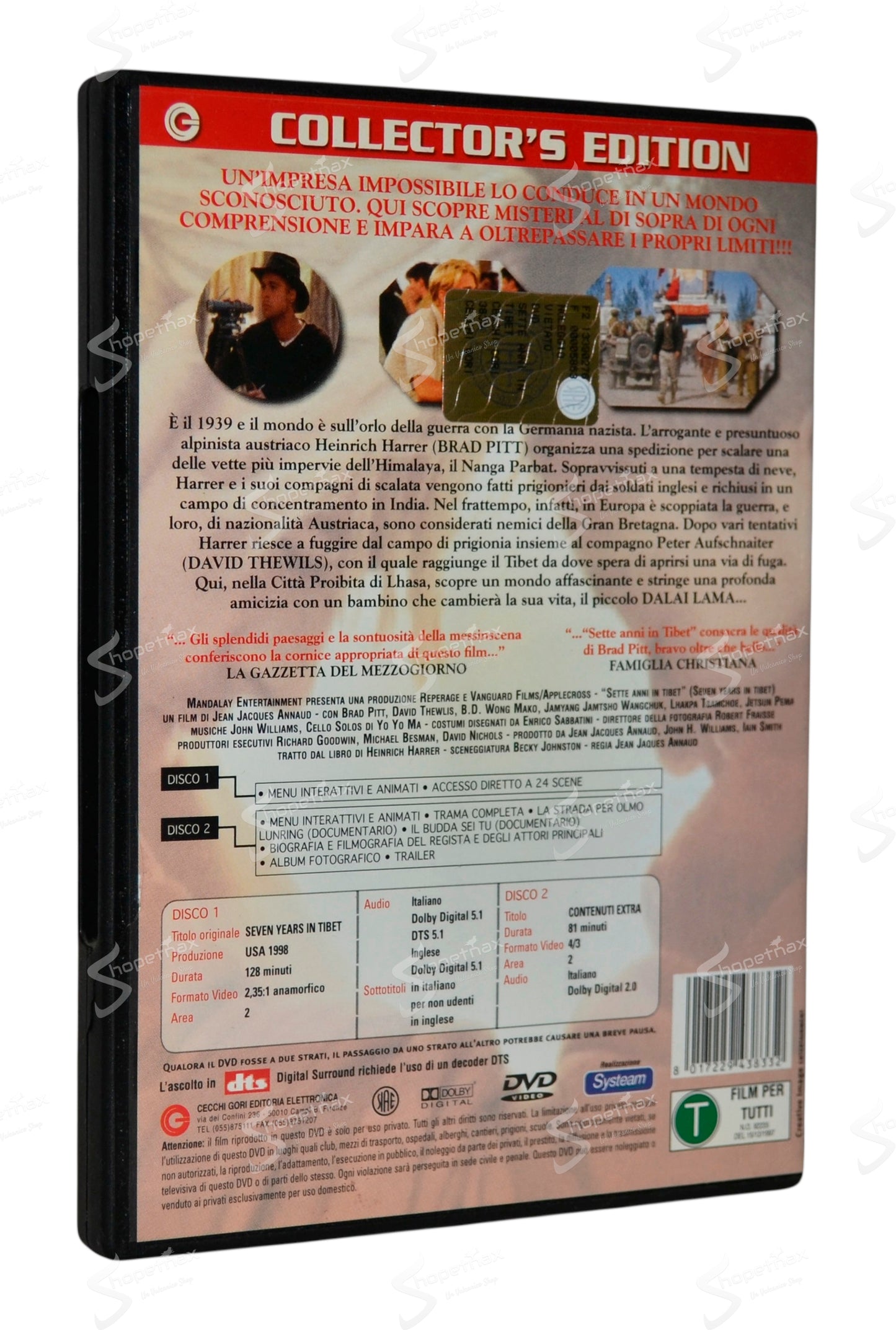 Sette anni in Tibet (Seven Years in Tibet) (Collector's Edition) (1997) DVD