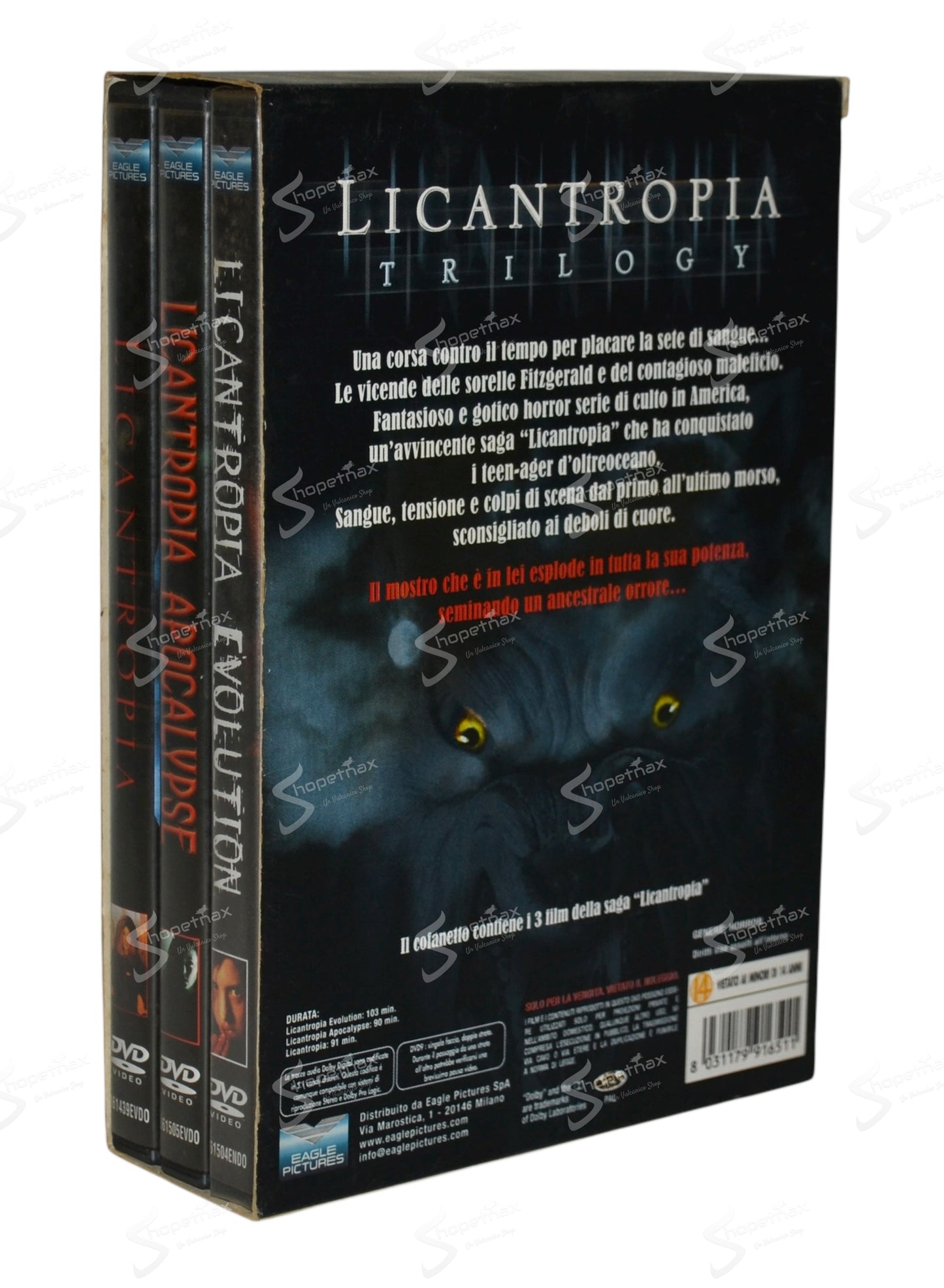 Licantropia Trilogy (Ginger Snaps Trilogy) (Serie Completa) (2000-2004) Box 3 DVD