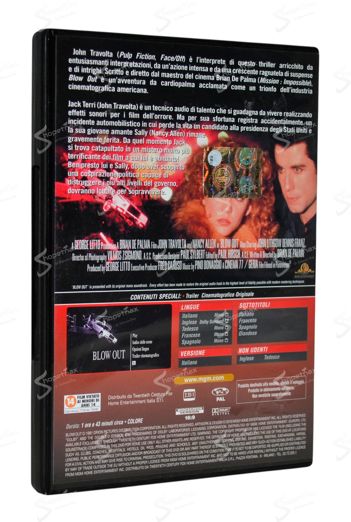Blow Out (1991) DVD Editoriale Ottimo