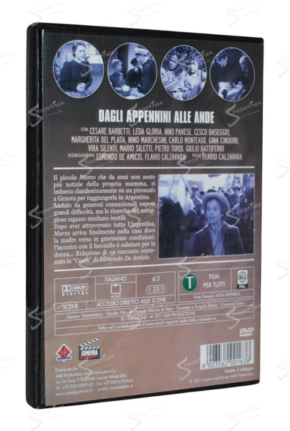 Dagli Appennini alle Ande (1943) DVD Discreto