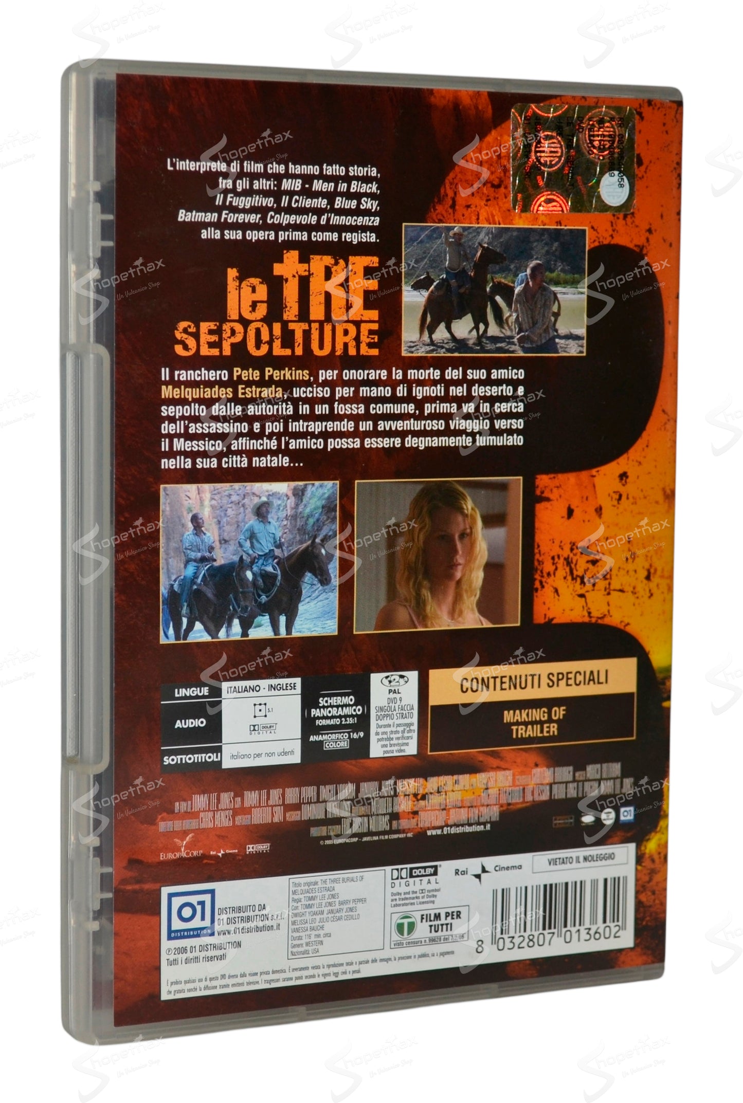 Le Tre Sepolture (The Three Burials of Melquiades Estrada) (2005) DVD