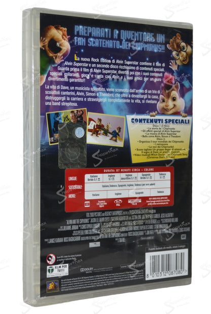 Alvin Superstar - Rock Edition (Edizione Doppio Disco) (Alvin and the Chipmunks) (2007) DVD
