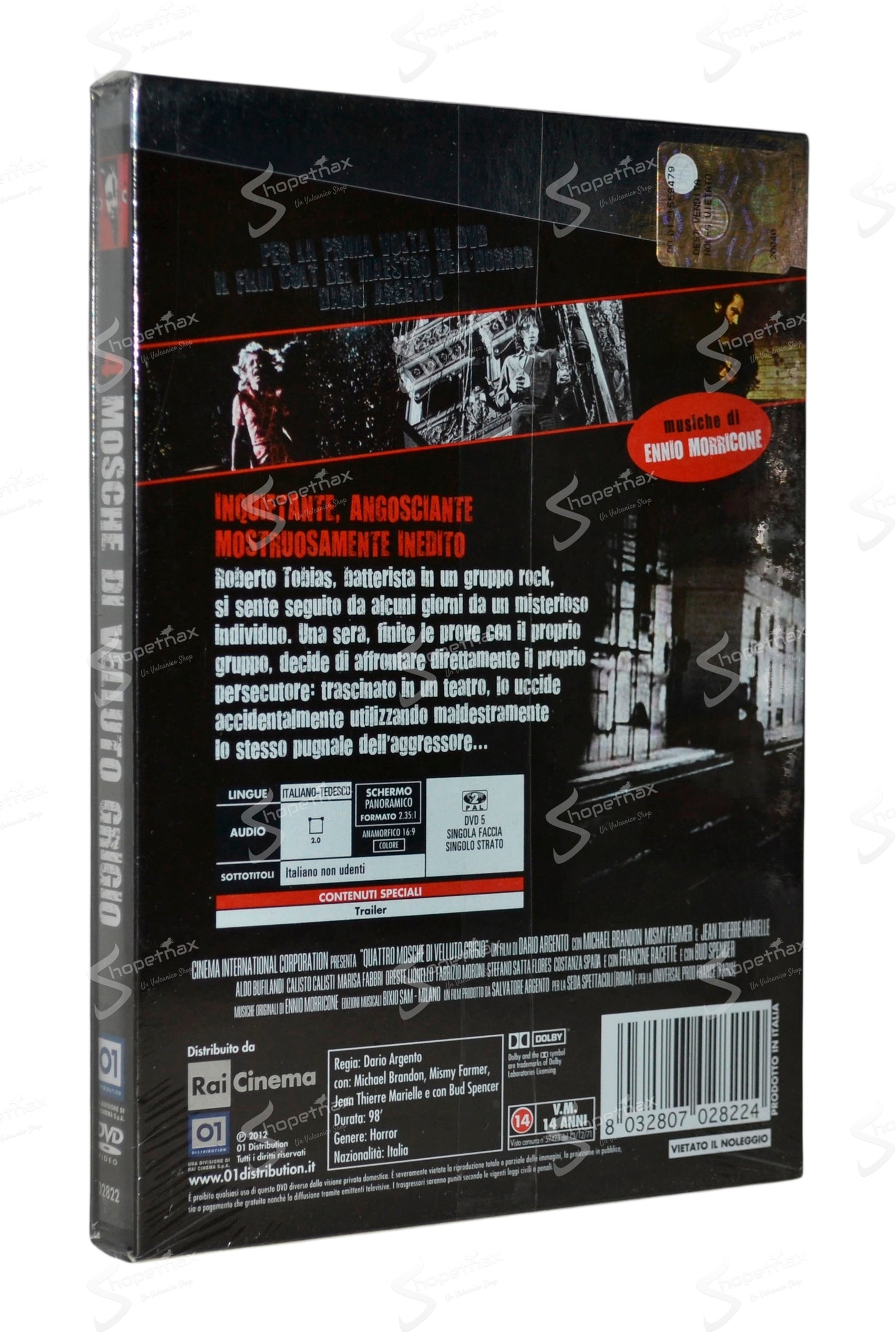 4 Mosche di Velluto Grigio (1971) DVD