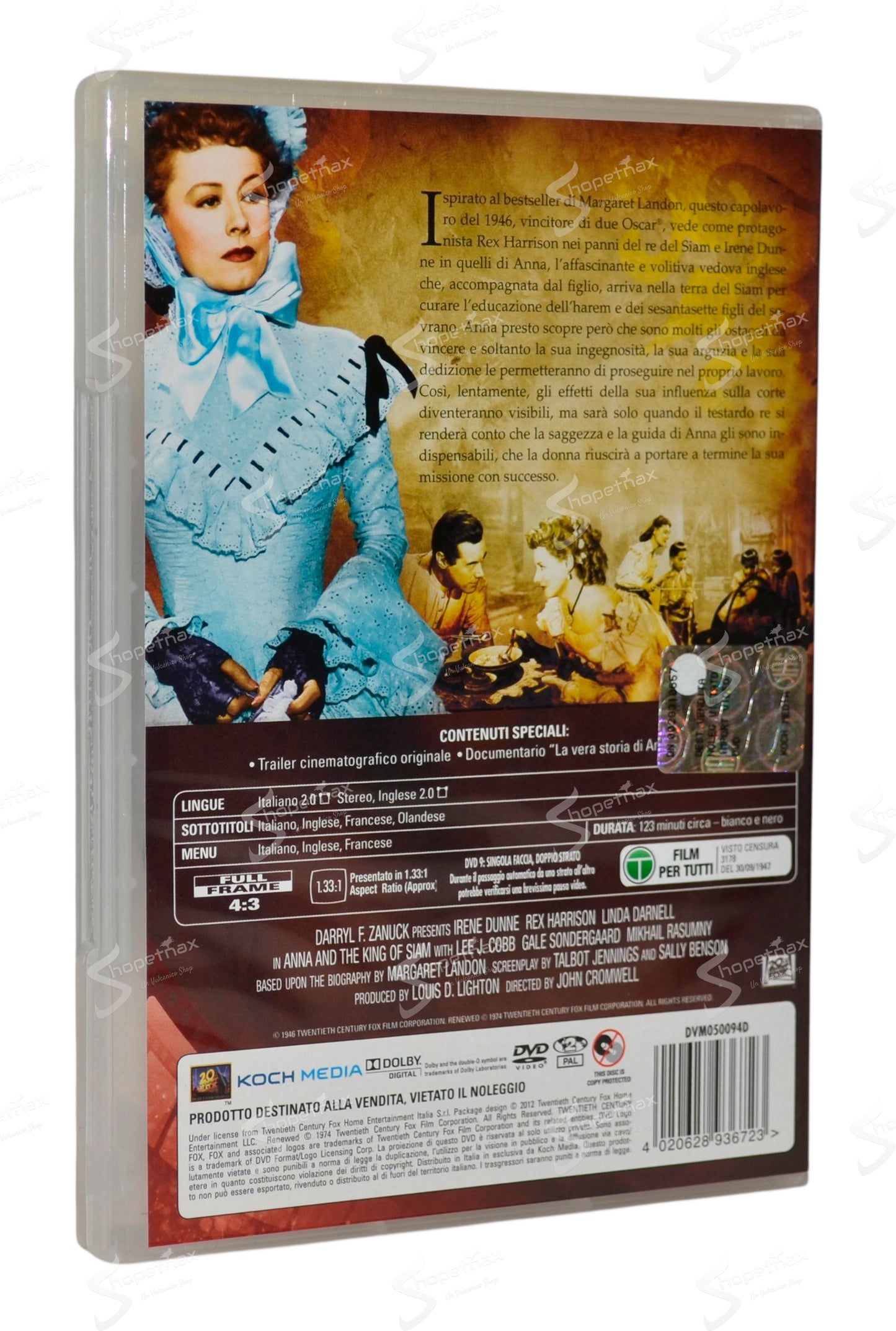 Anna e il Re del Siam (Anna and the King of Siam) (1946) DVD
