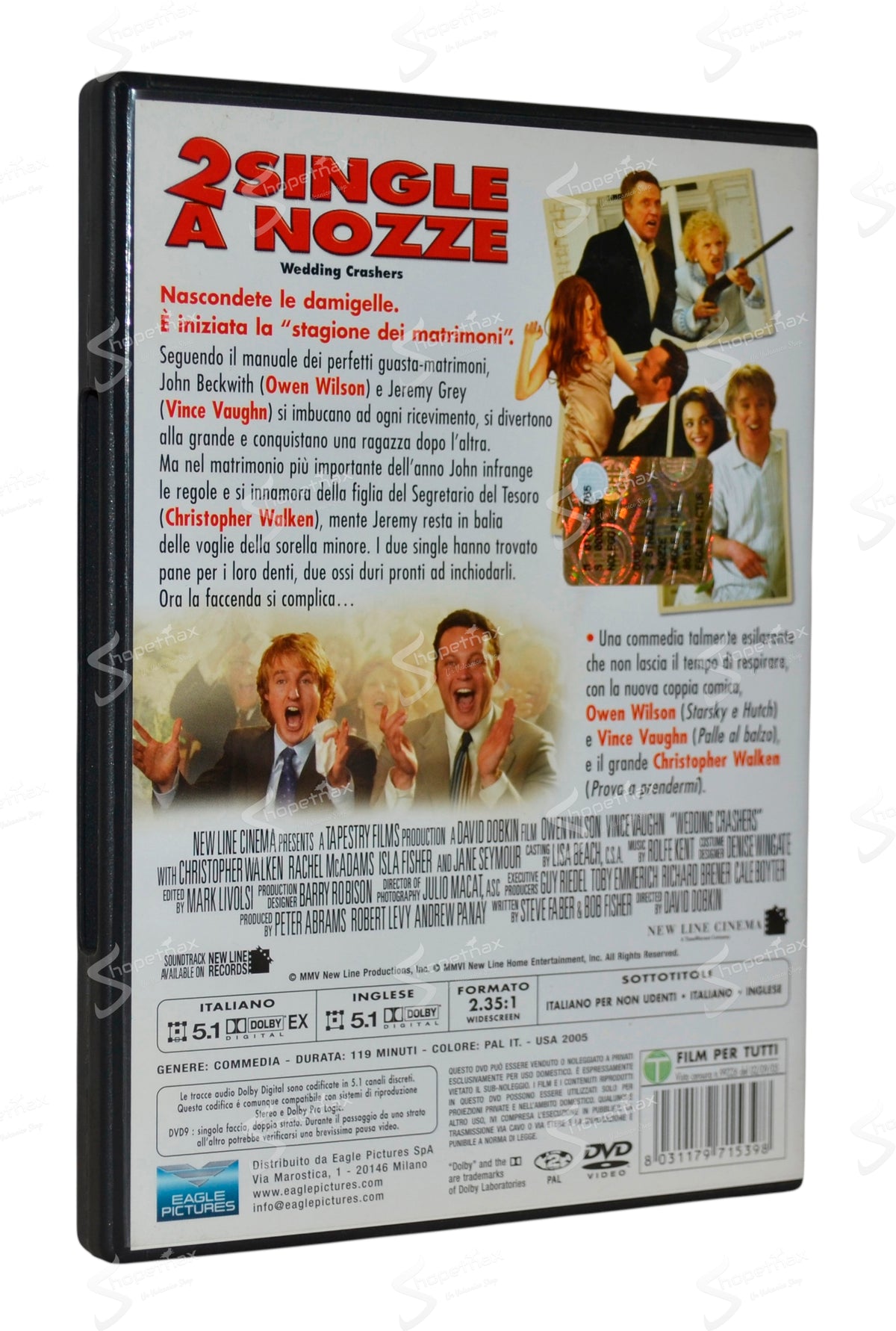 2 single a nozze - Wedding crashers (2005) DVD Noleggio