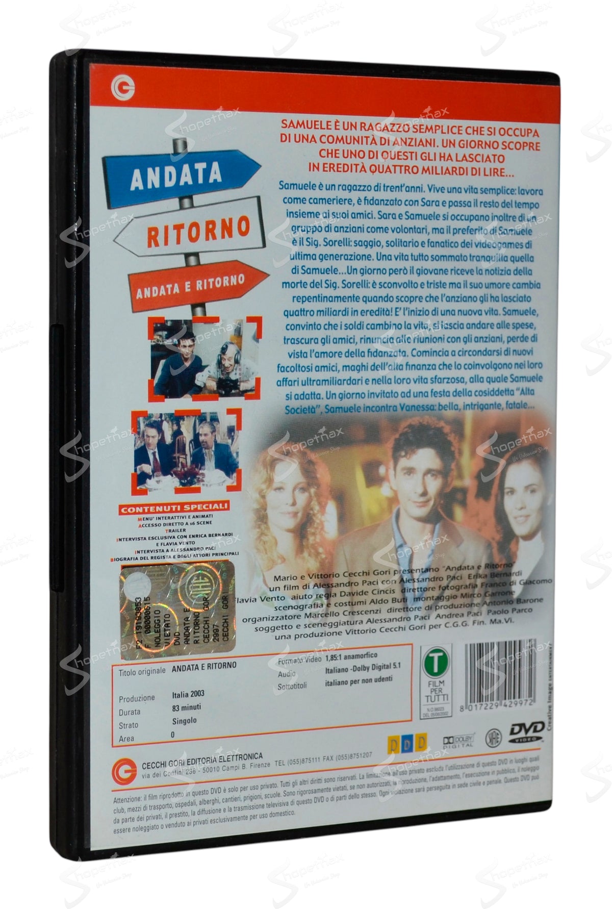 Andata e Ritorno (2003) DVD