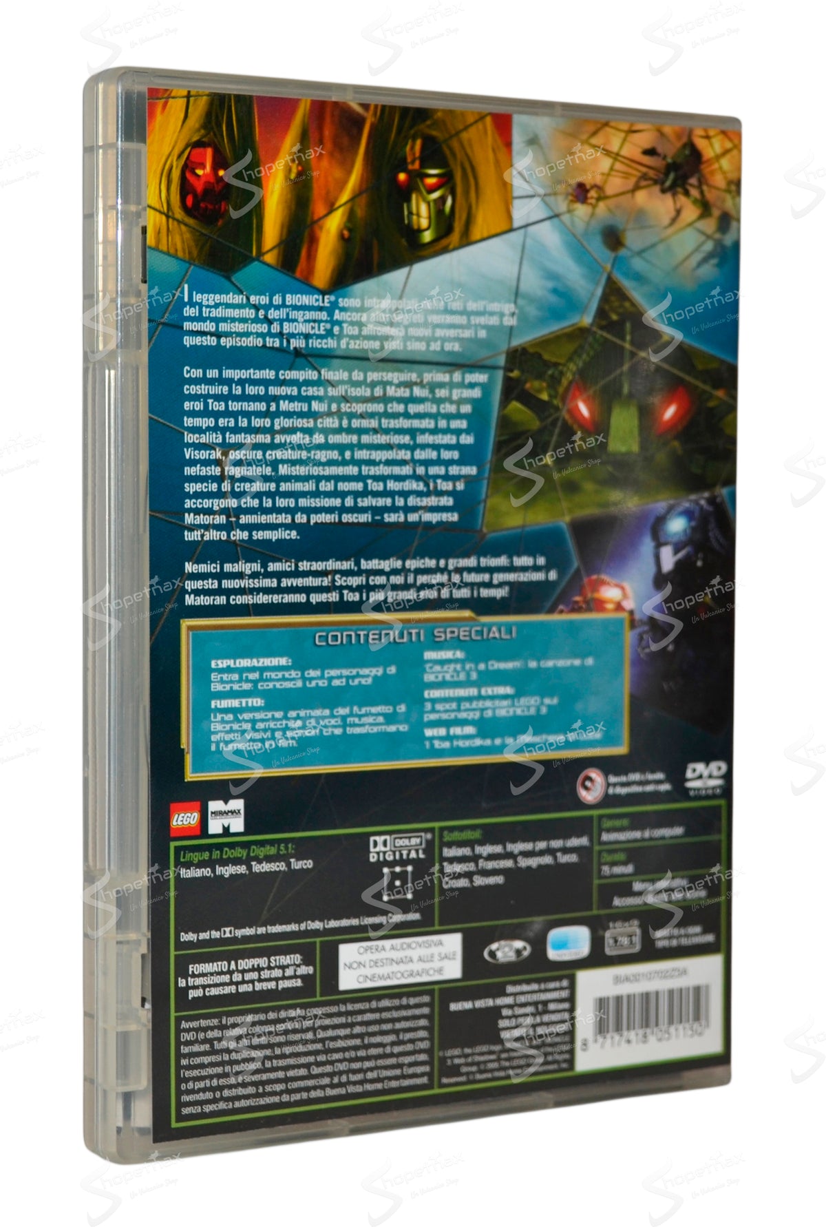 Bionicle 3 - Le Ombre del Mistero (Bionicle 3: Web of Shadows) (2005) DVD