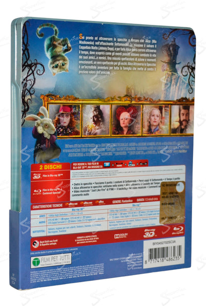 Alice attraverso lo specchio (Steelbook) (Alice Through the Looking Glass) (2016) Blu-ray + Blu-ray 3D