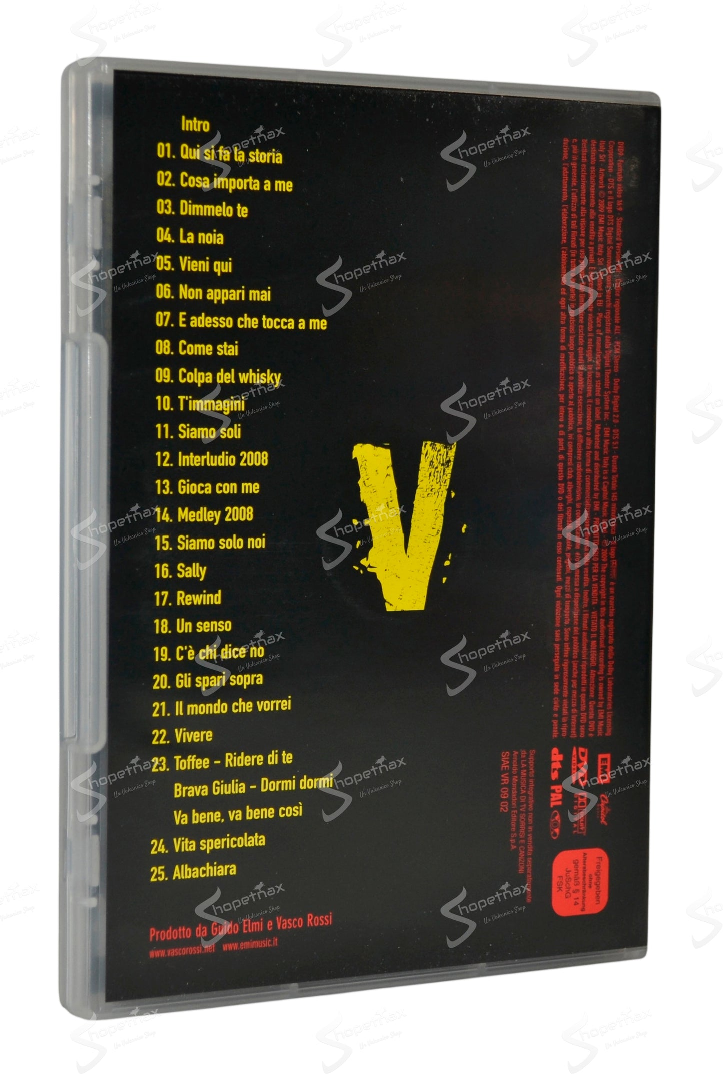 Vasco - Il Mondo che Vorrei Live (2008) DVD Editoriale