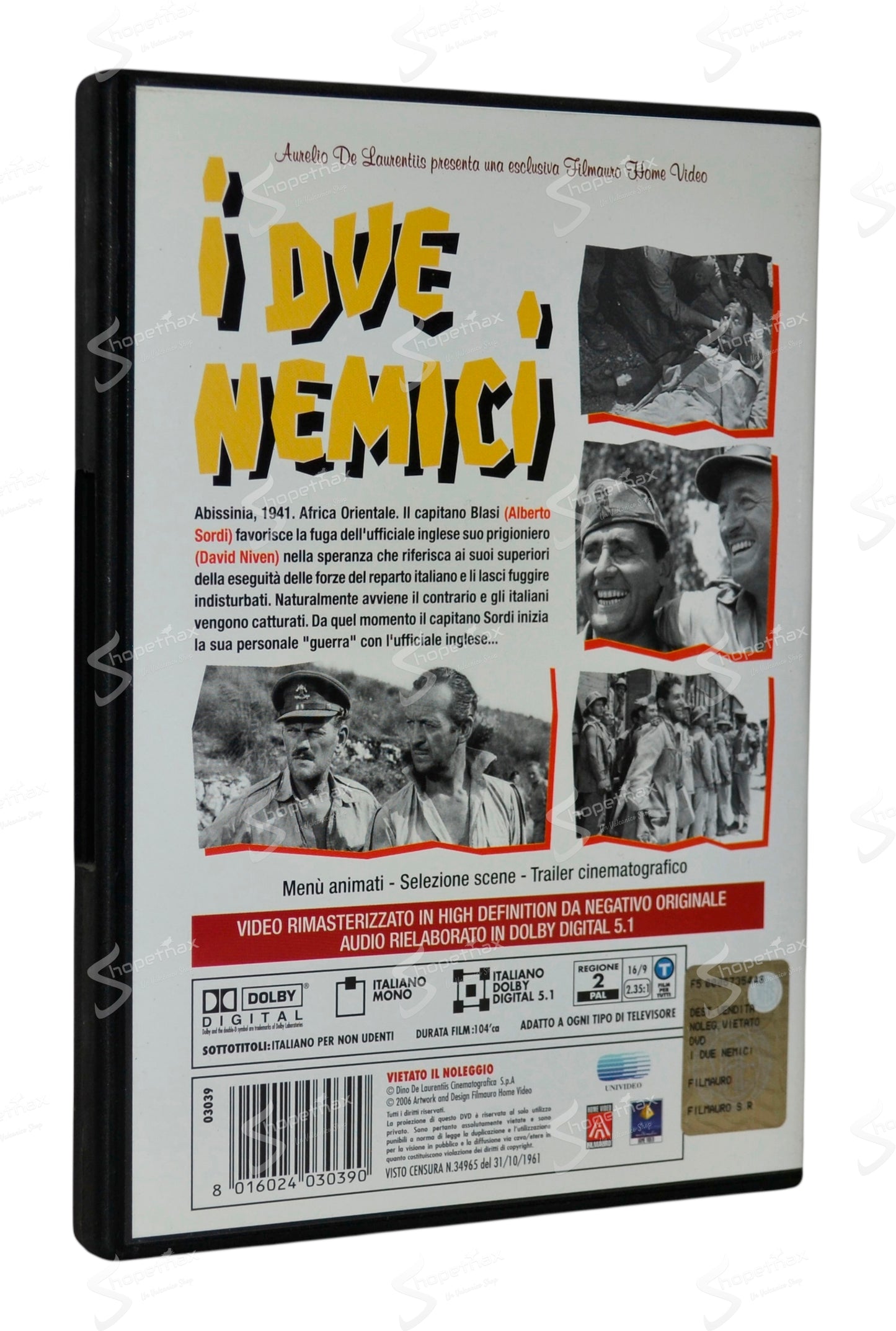 I due nemici (The Best of Enemies) (1961) DVD