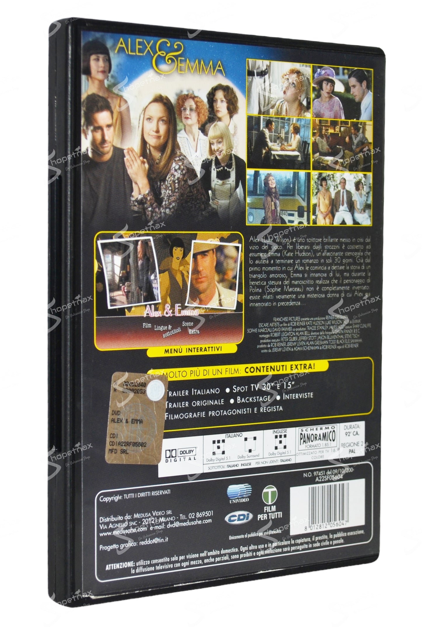Alex & Emma (2003) DVD