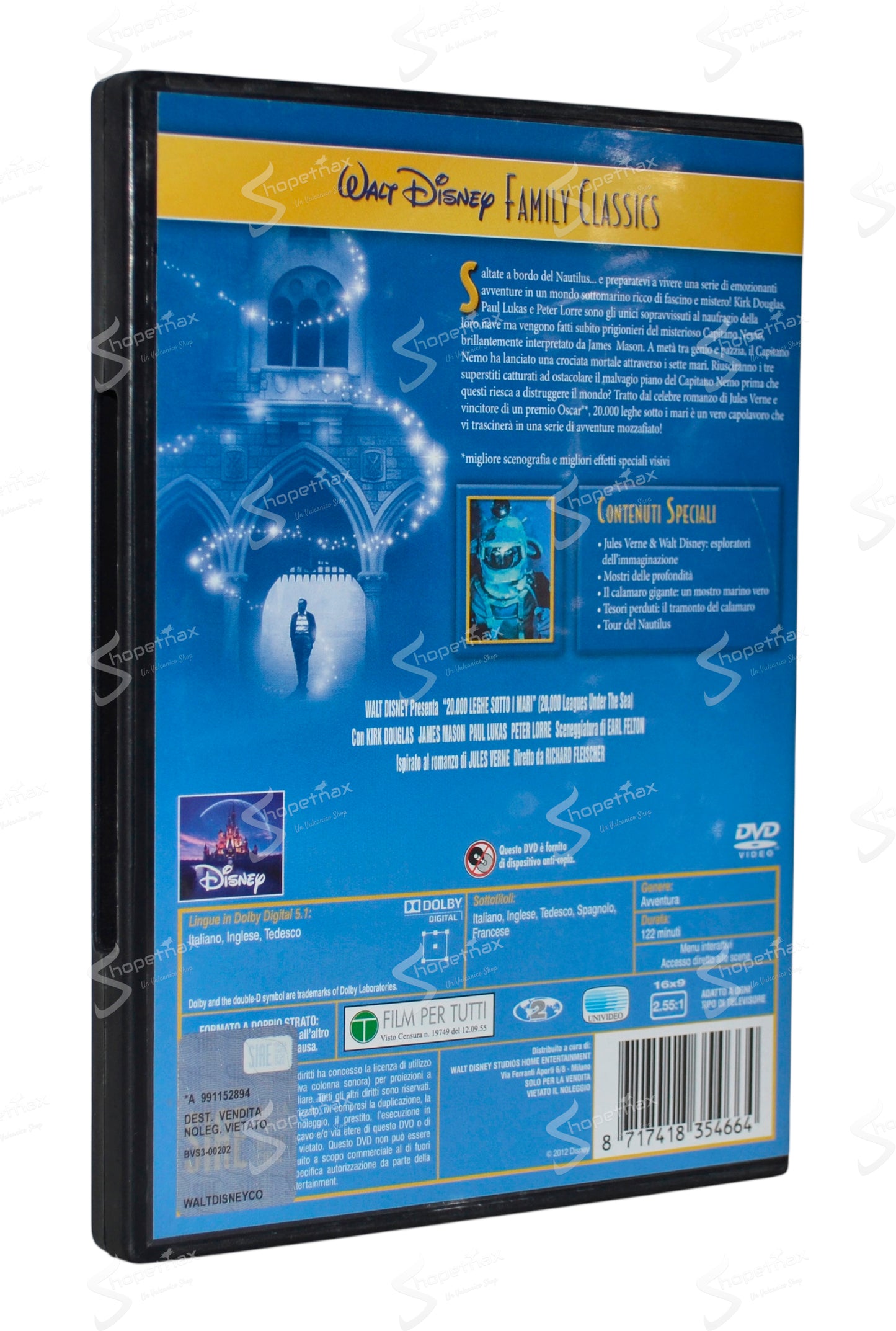 20.000 leghe sotto i mari (20000 Leagues Under the Sea) (1954) DVD