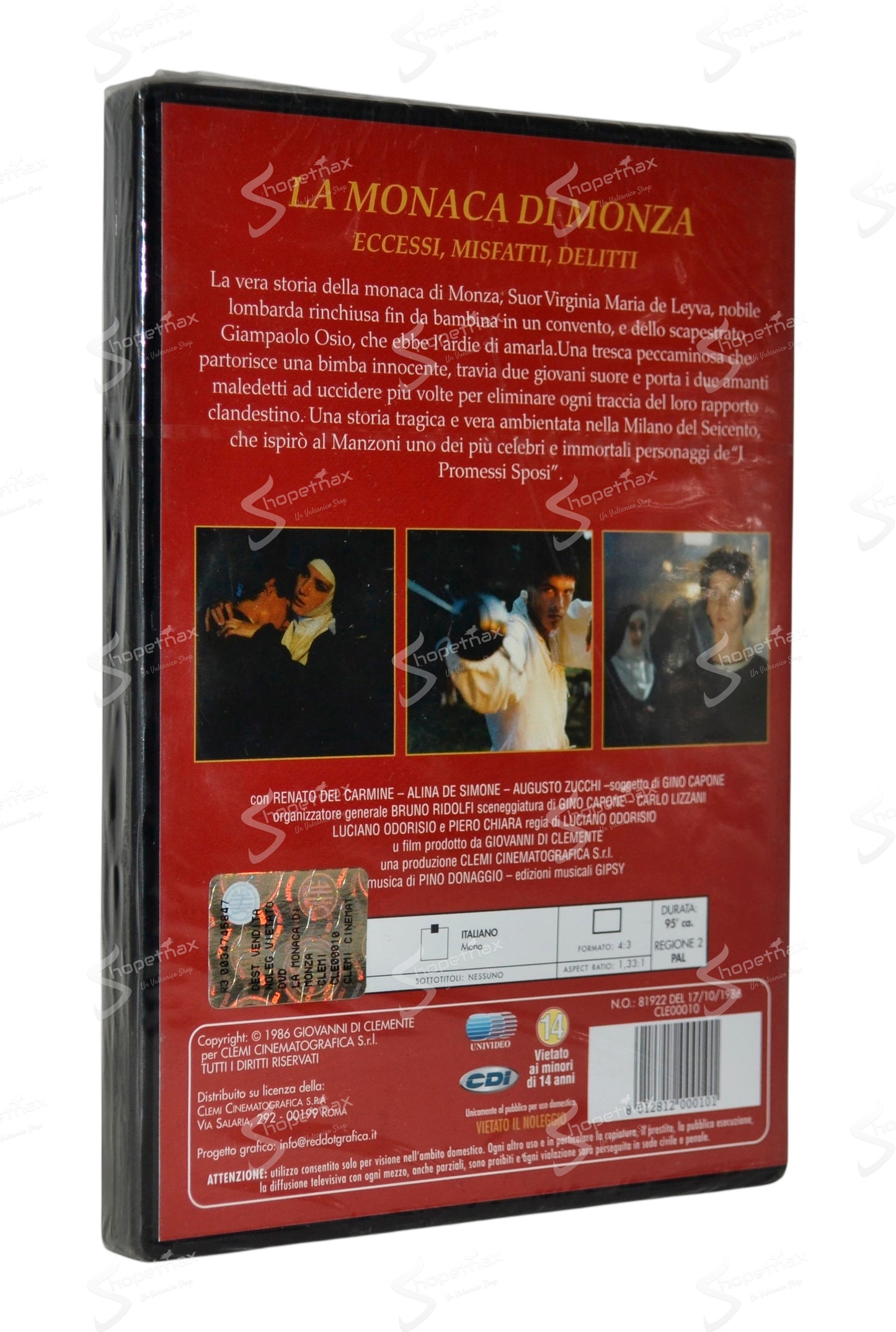 La Monaca di Monza (La Monaca di Monza) (1987) DVD