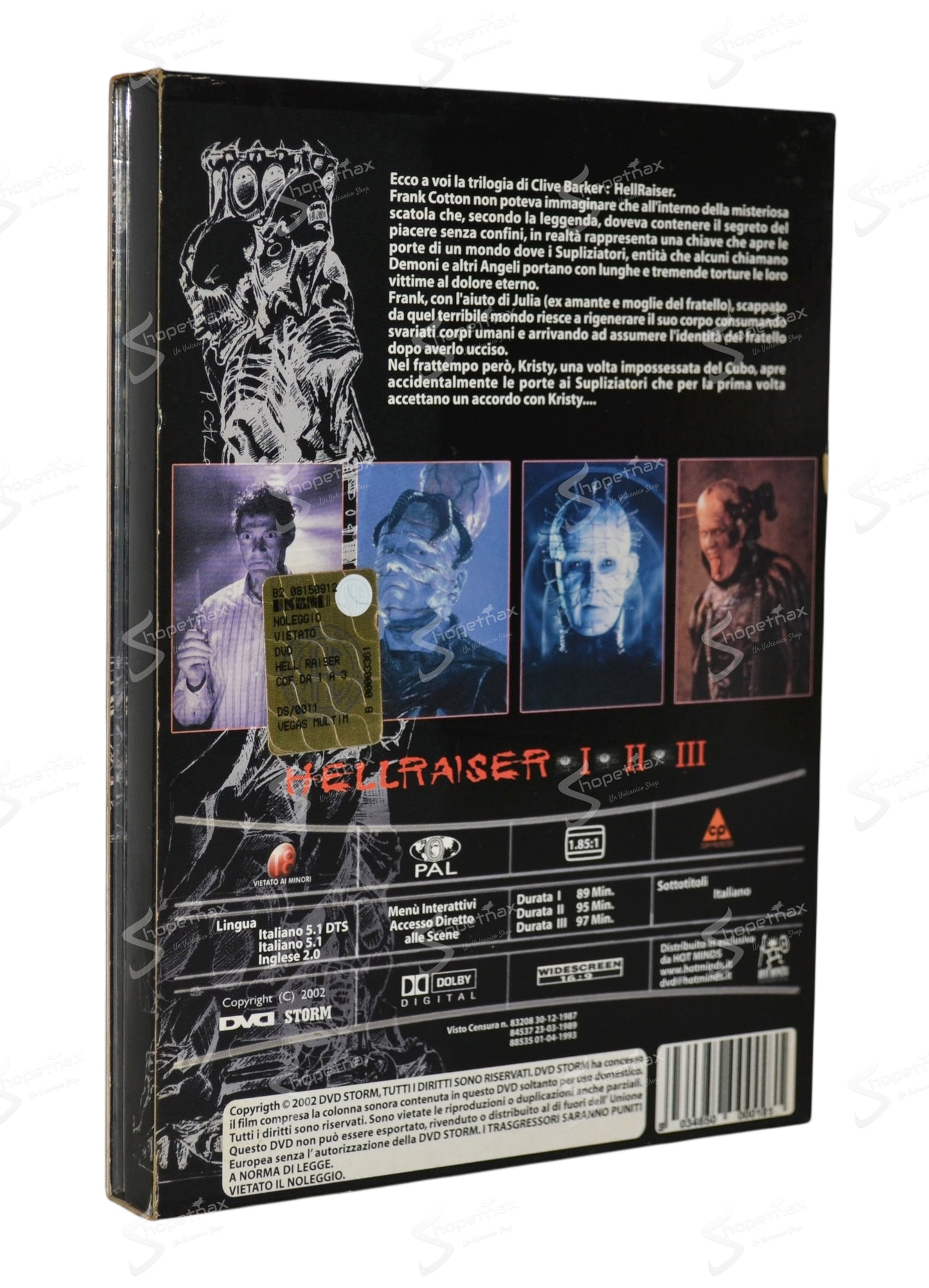 Hellraiser Collection (I+II+III) (1987-1992) Box 3 DVD